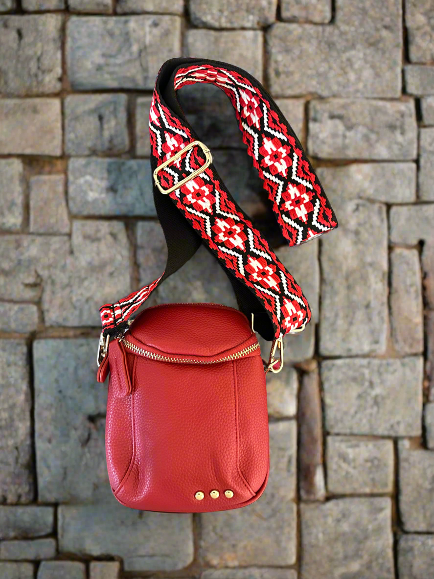 Ellie Crossbody Bag | Red - The Sassy Rack