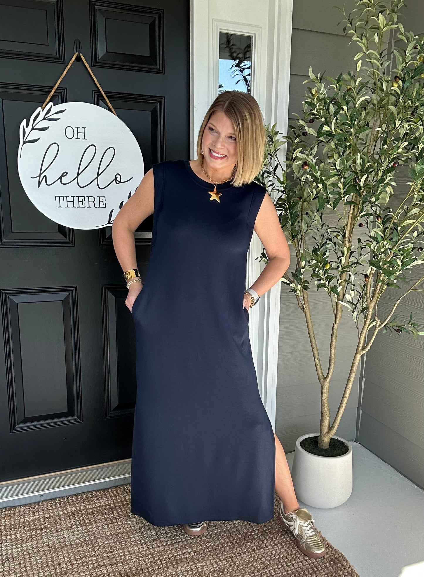 All Day Long Maxi | Navy