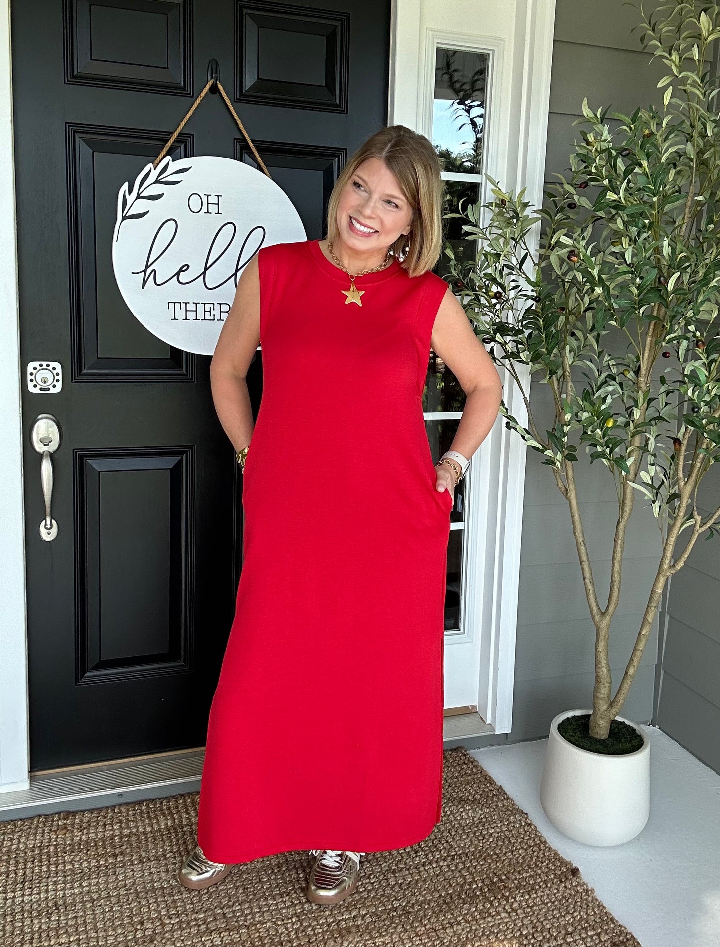 All Day Long Maxi | Red