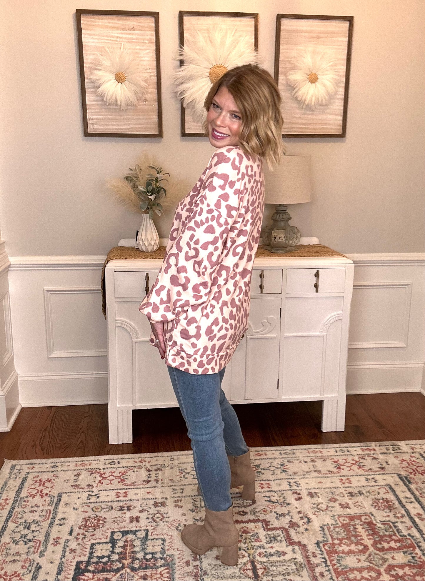 *LAST ONE* Safari Knit Top | Mauve