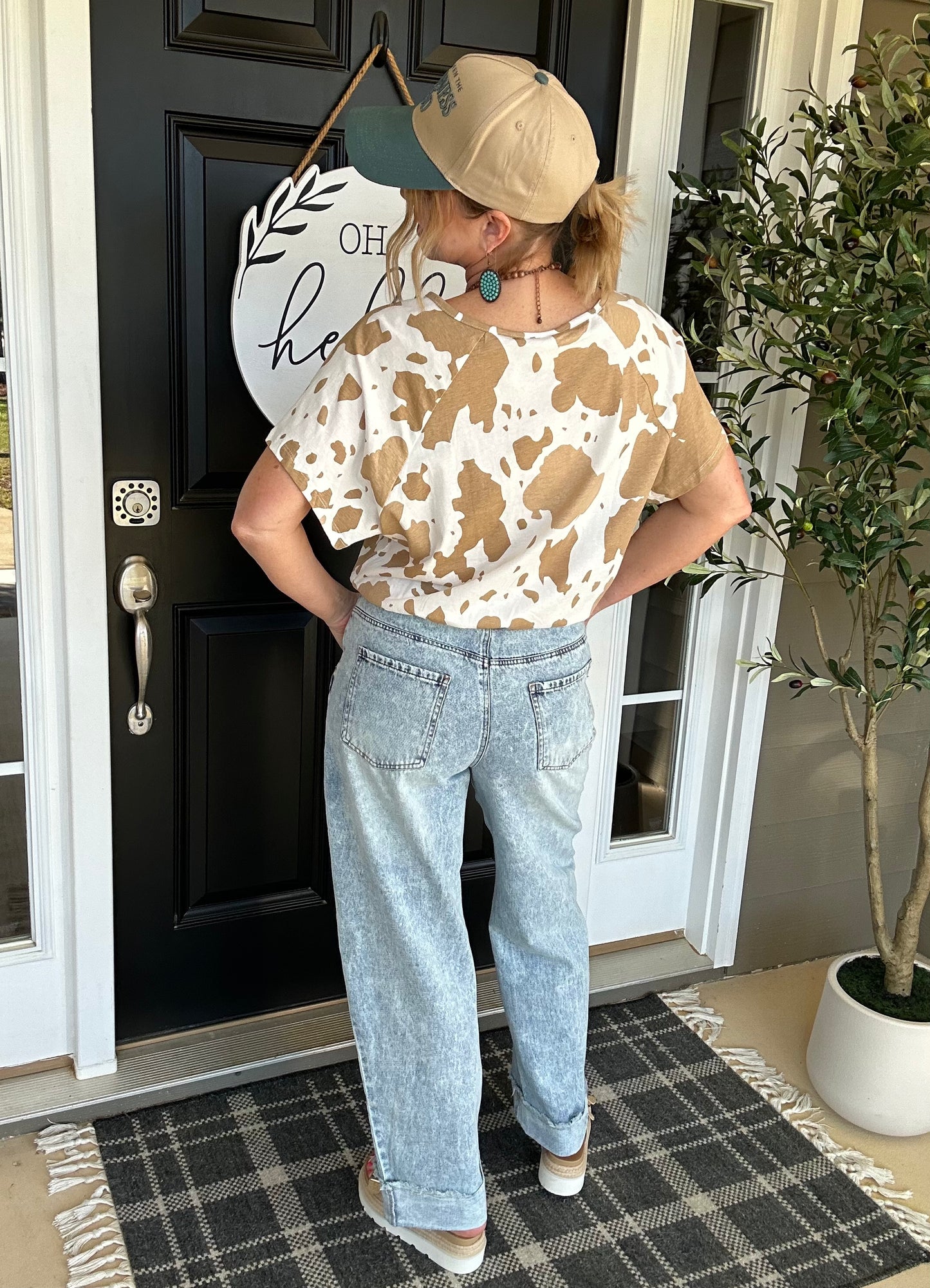 Cuffed Barrel Jean | Lt. Denim