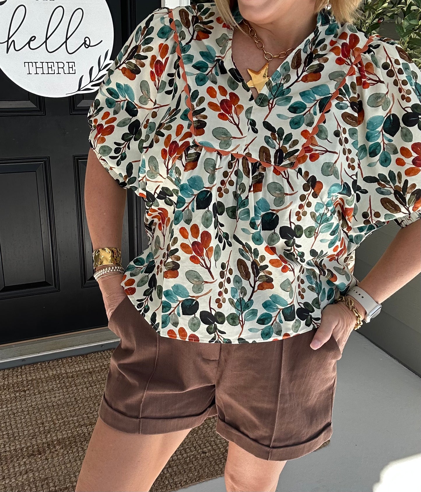 City Bloom Top | Floral