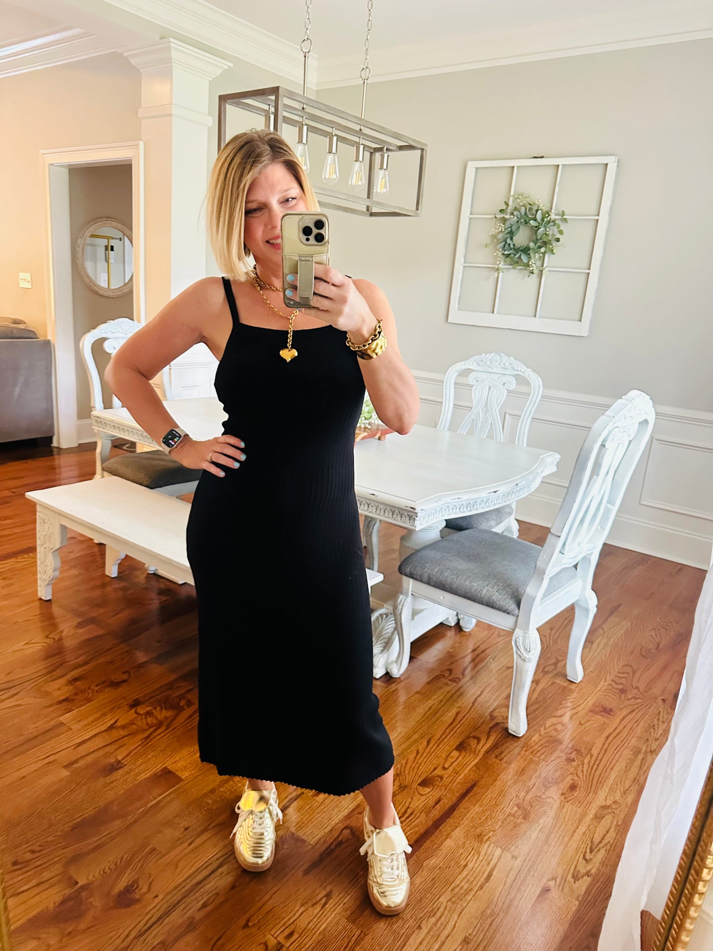 Dawn to Dusk Dress Set | Black