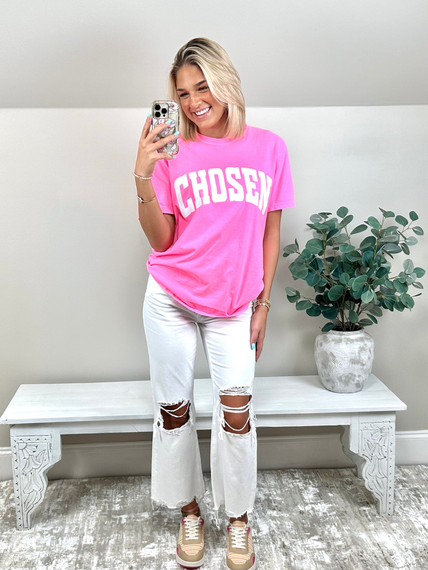 Leslie Crop Flare | White - The Sassy Rack