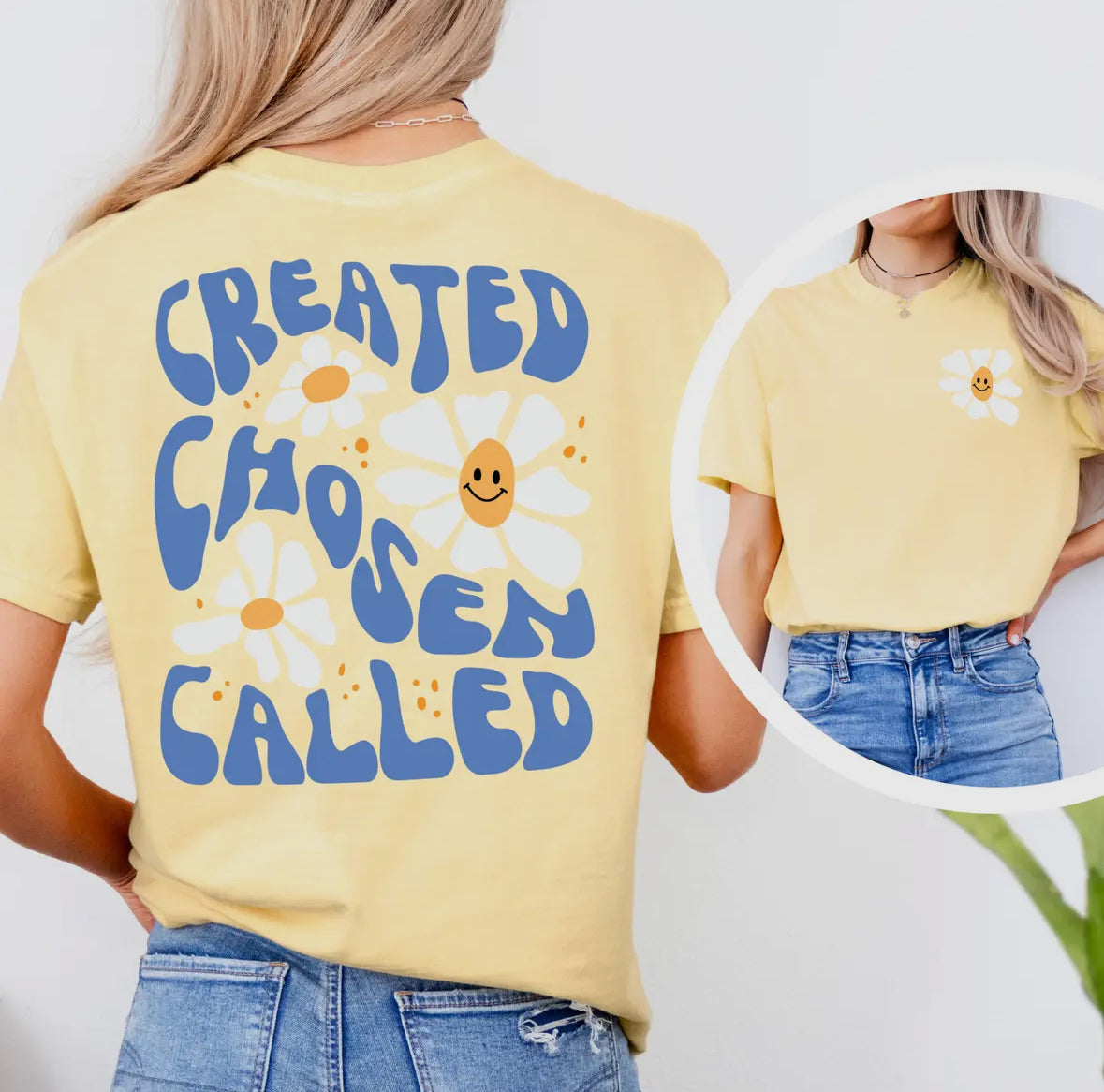 *LAST ONE* Created Chosen Called Graphic Tee | Butter