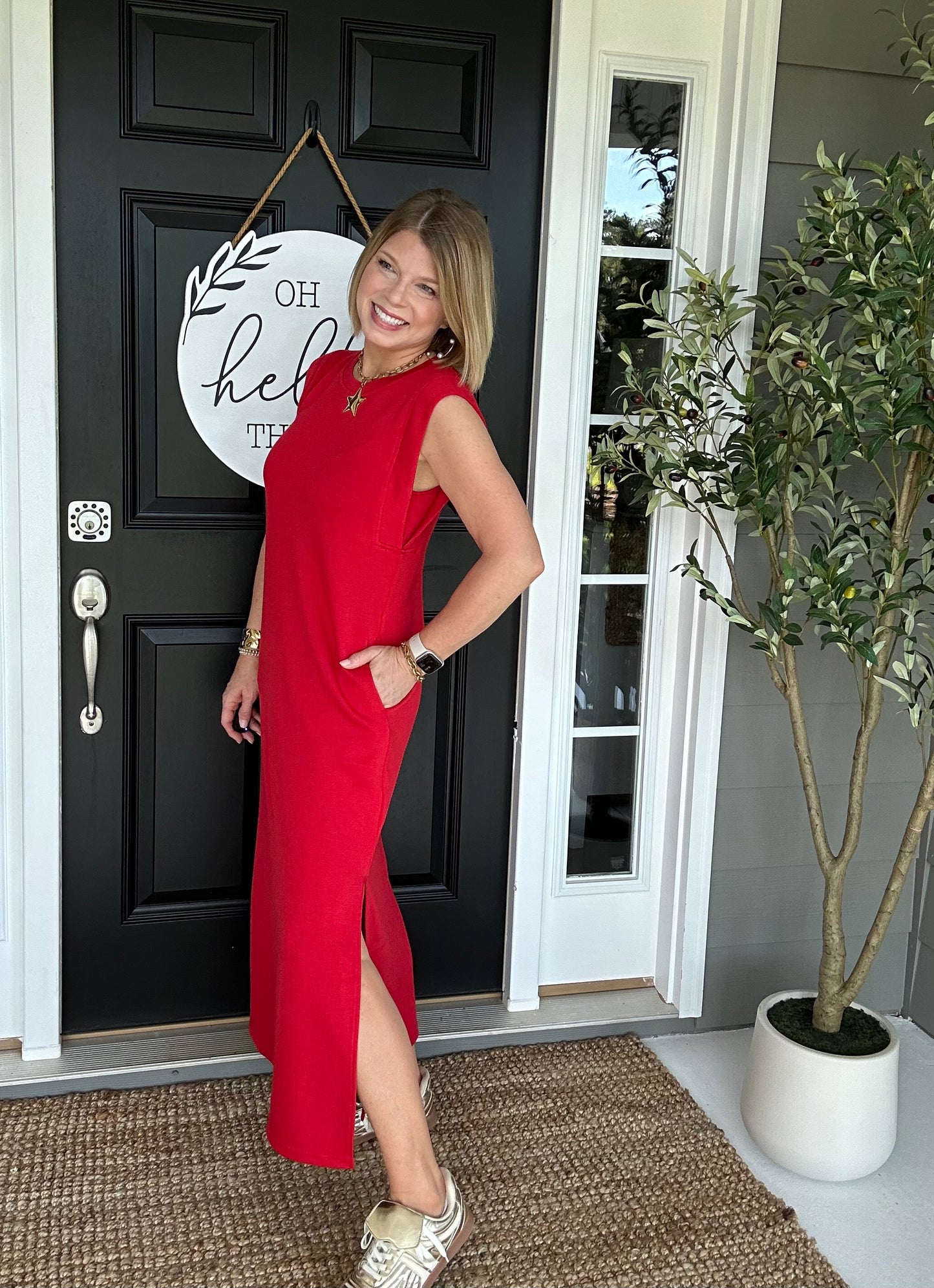 All Day Long Maxi | Red