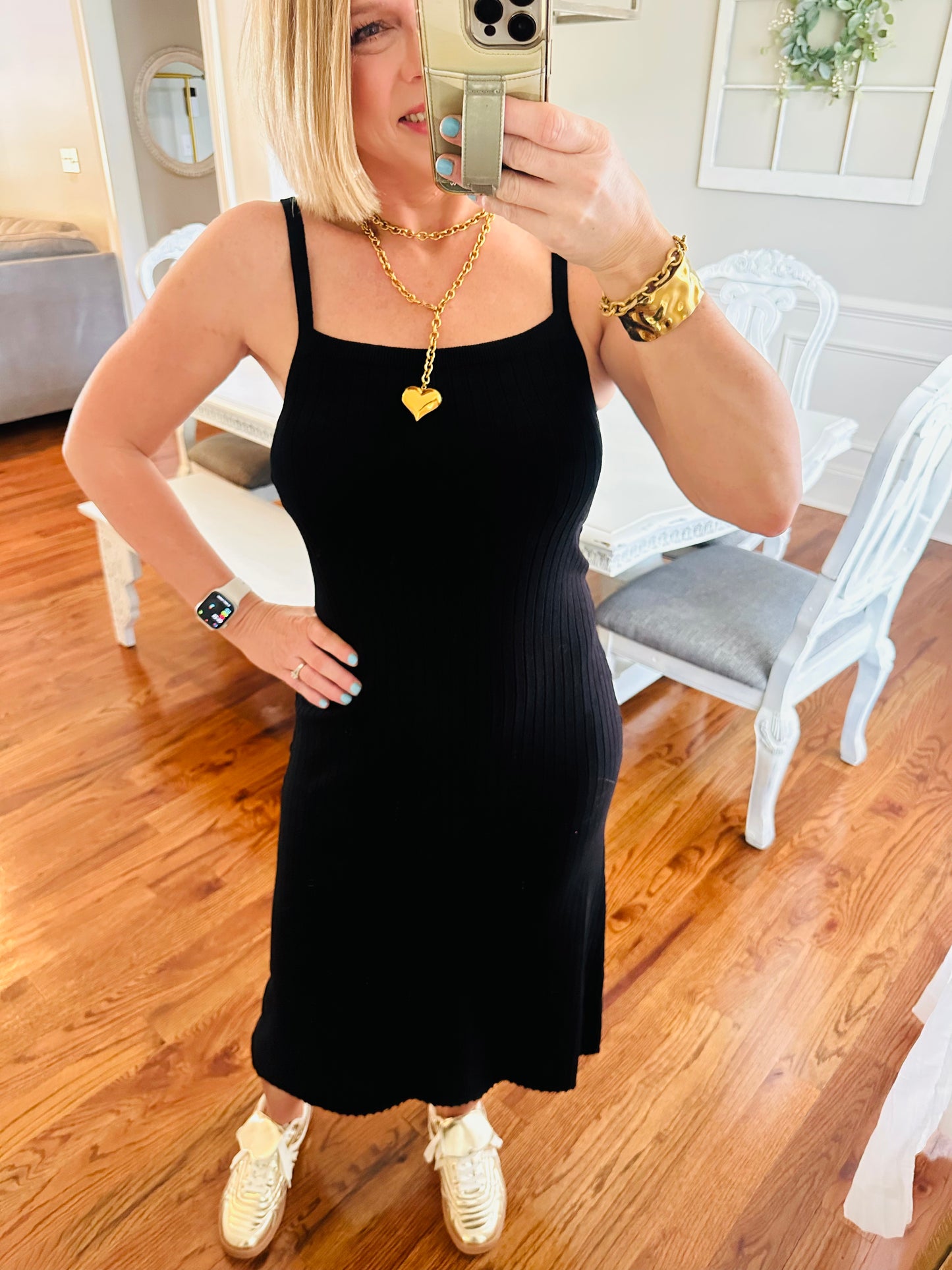Dawn to Dusk Dress Set | Black
