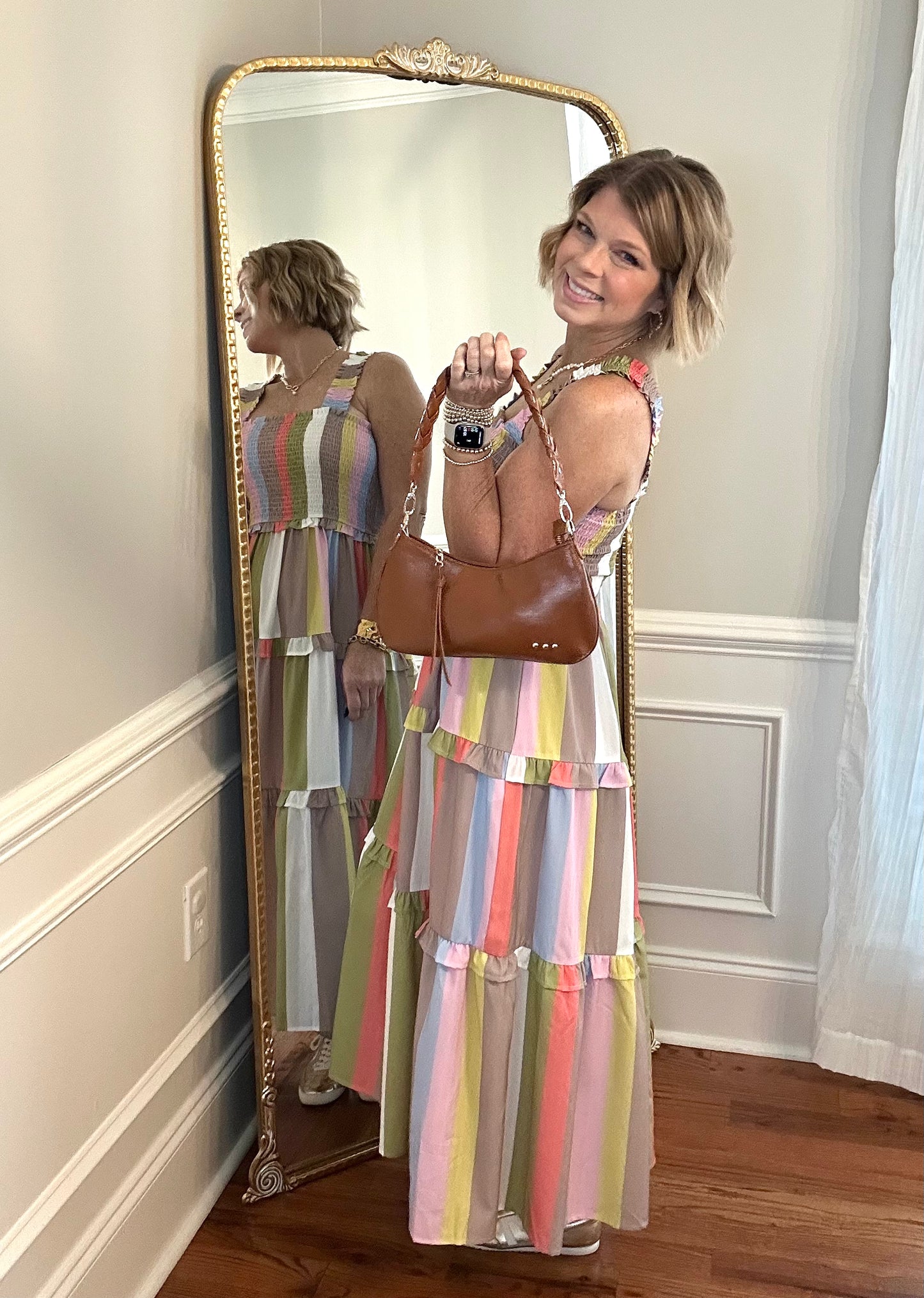 *LAST ONE* Sail Away Midi Dress | Multi