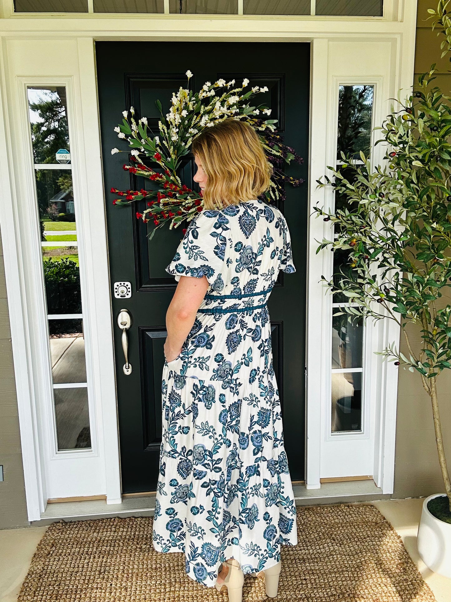Savannah Maxi | Blue Floral