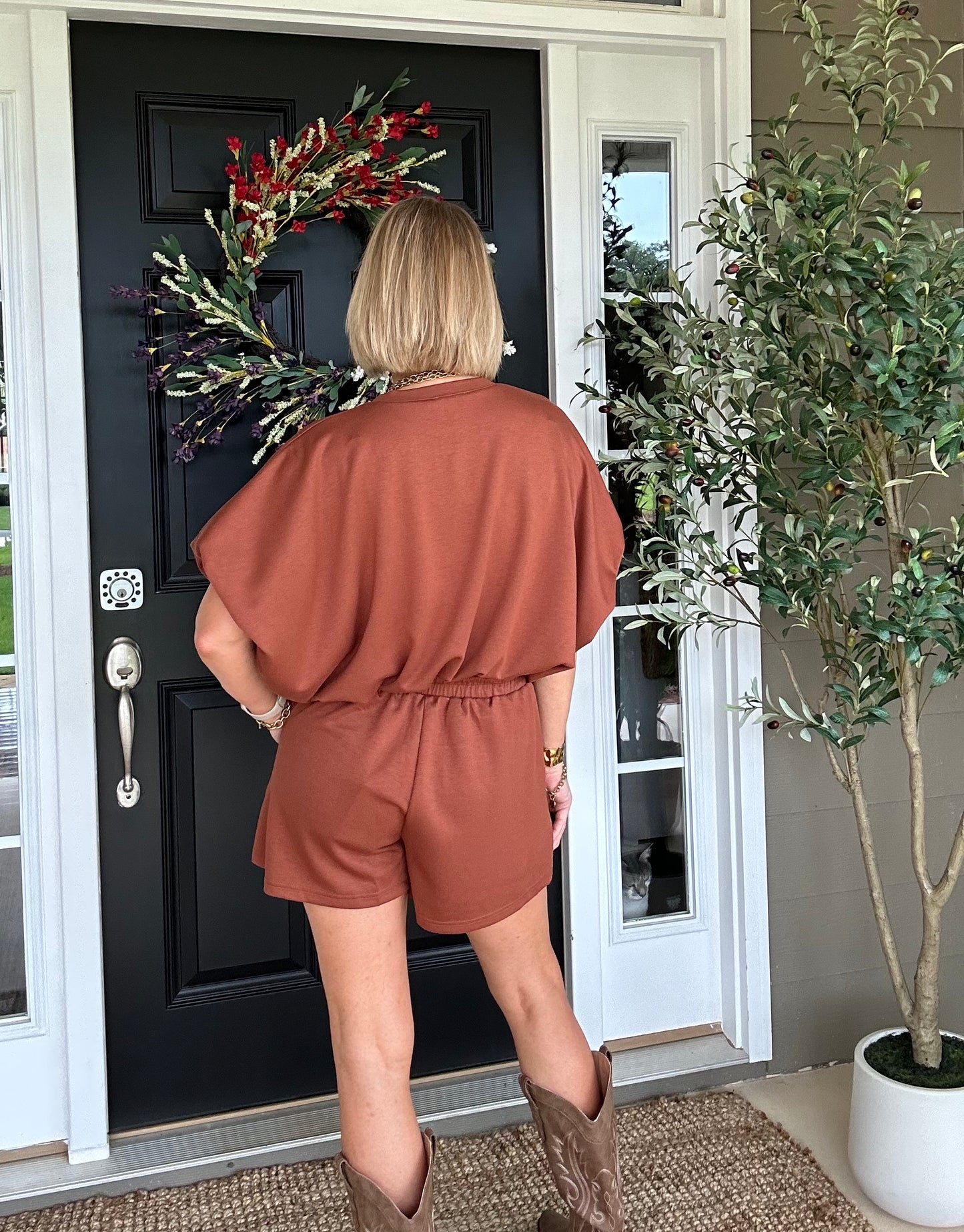 Knock Out 2 Piece Set | Caramel