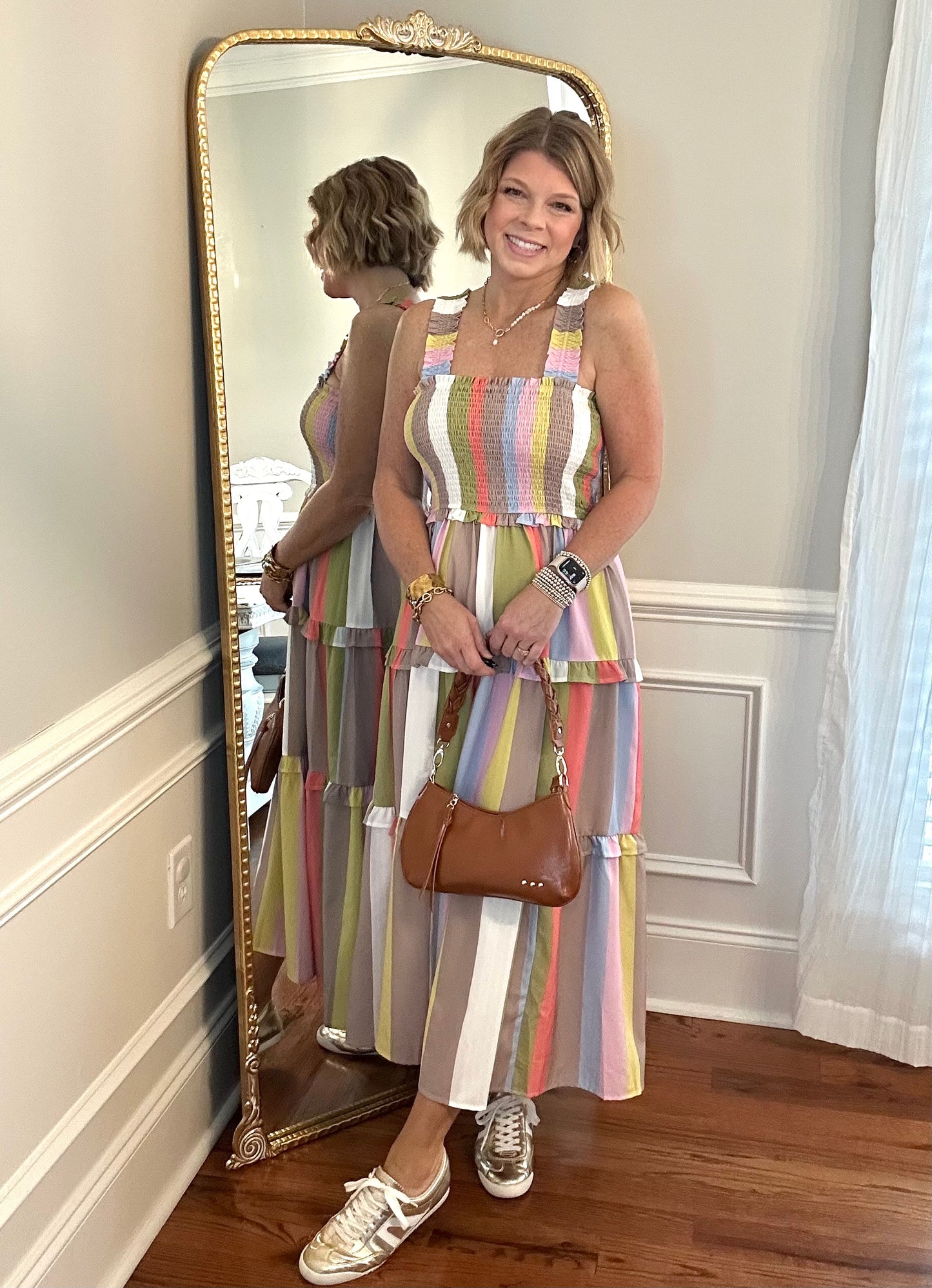 *LAST ONE* Sail Away Midi Dress | Multi