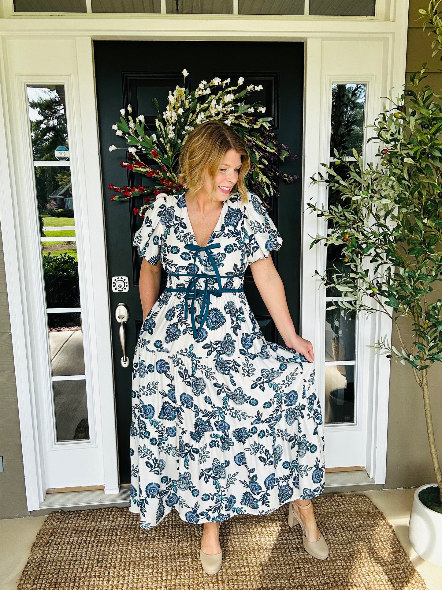 Savannah Maxi | Blue Floral