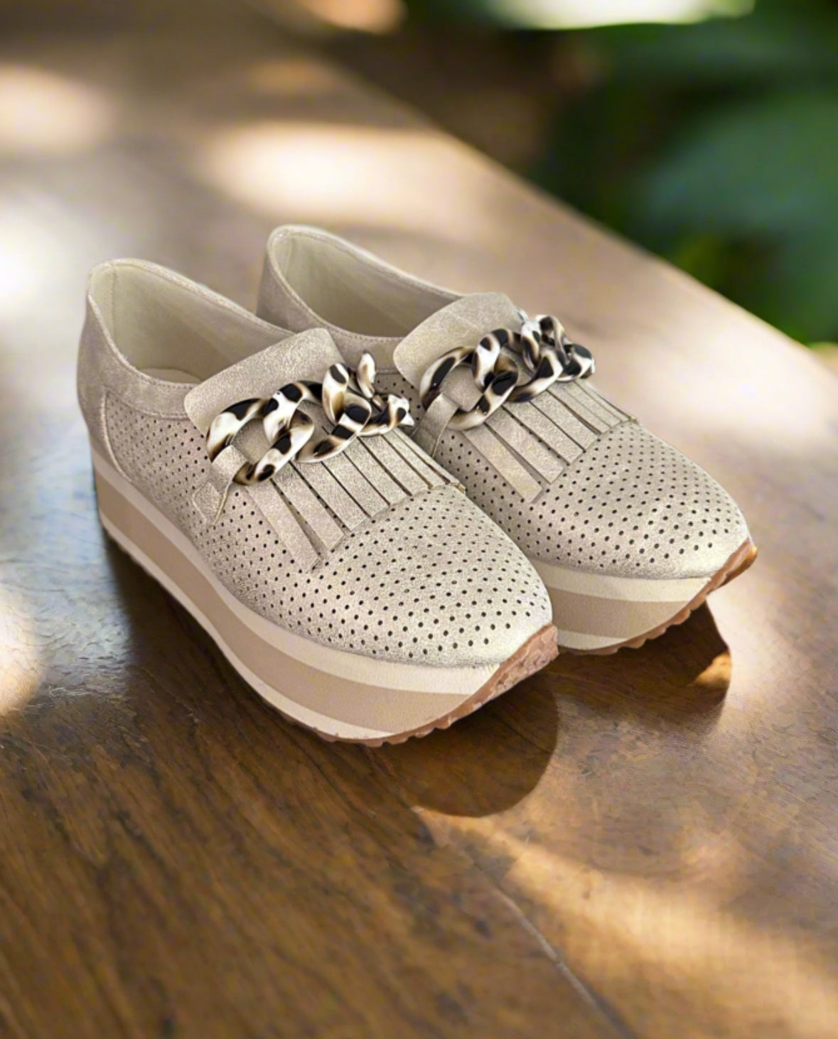 The Paloma Tortoiseshell Loafer | Nude - The Sassy Rack