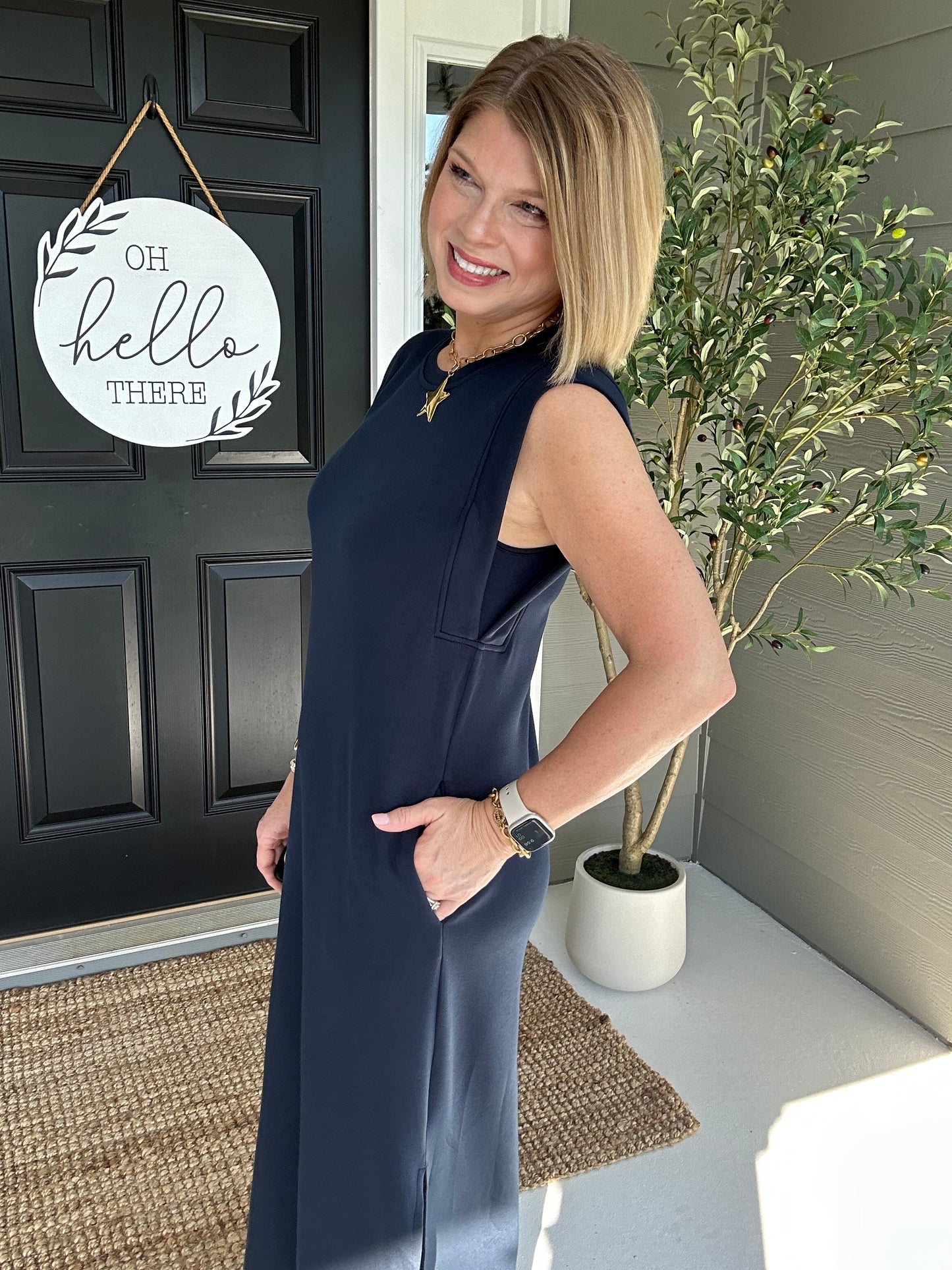 All Day Long Maxi | Navy
