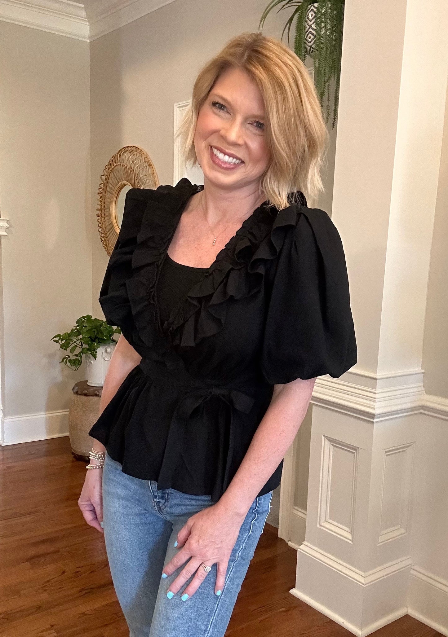 Sunny Days Double Ruffle Top | 3 Colors - The Sassy Rack