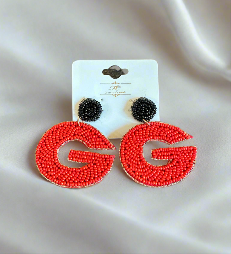 G Beaded Earrings - The Sassy Rack