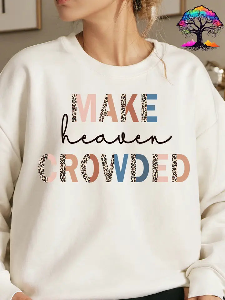 Make Heaven Crowded Sweatshirt | Ivory