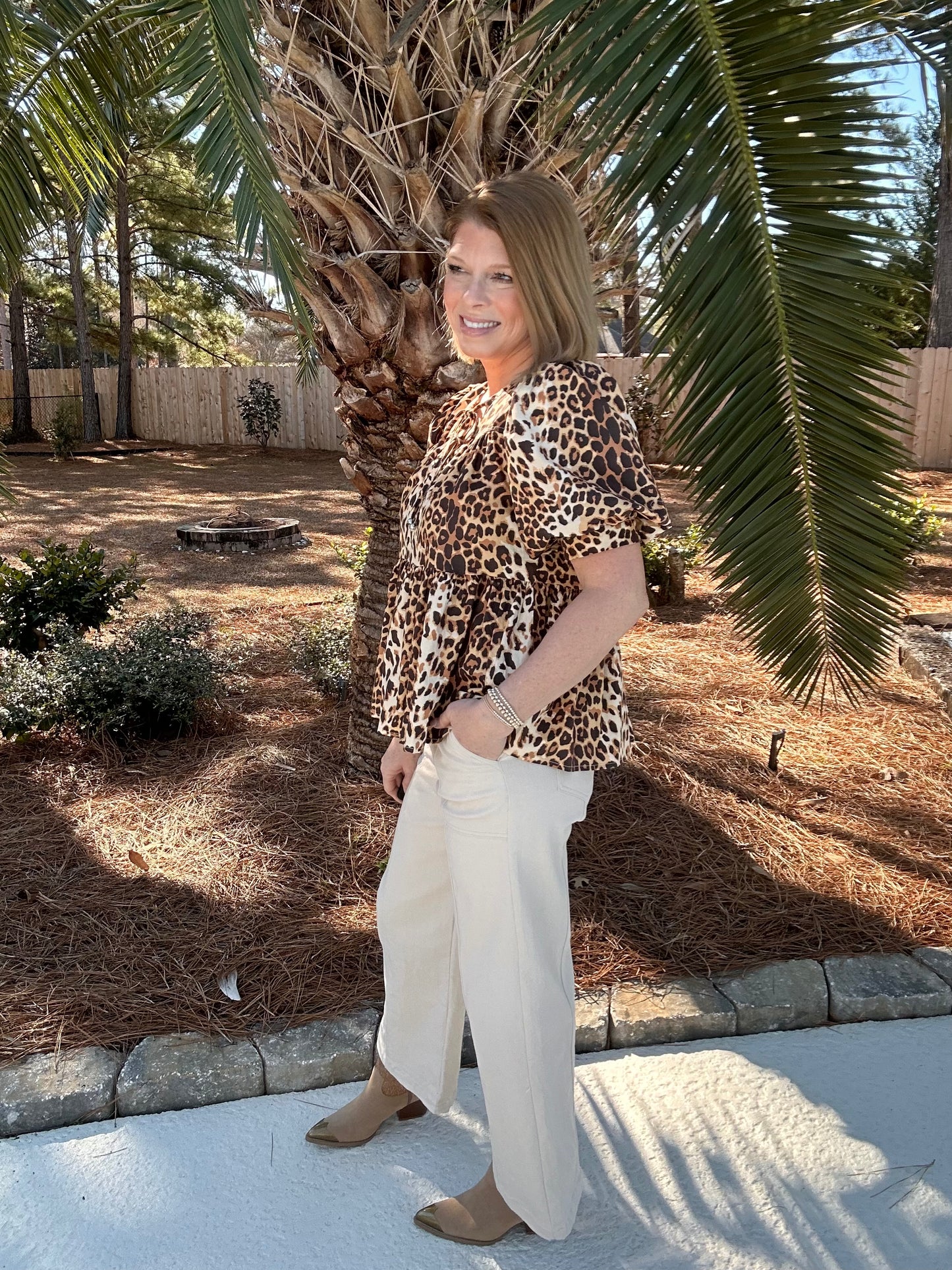 Fearless Leopard Top