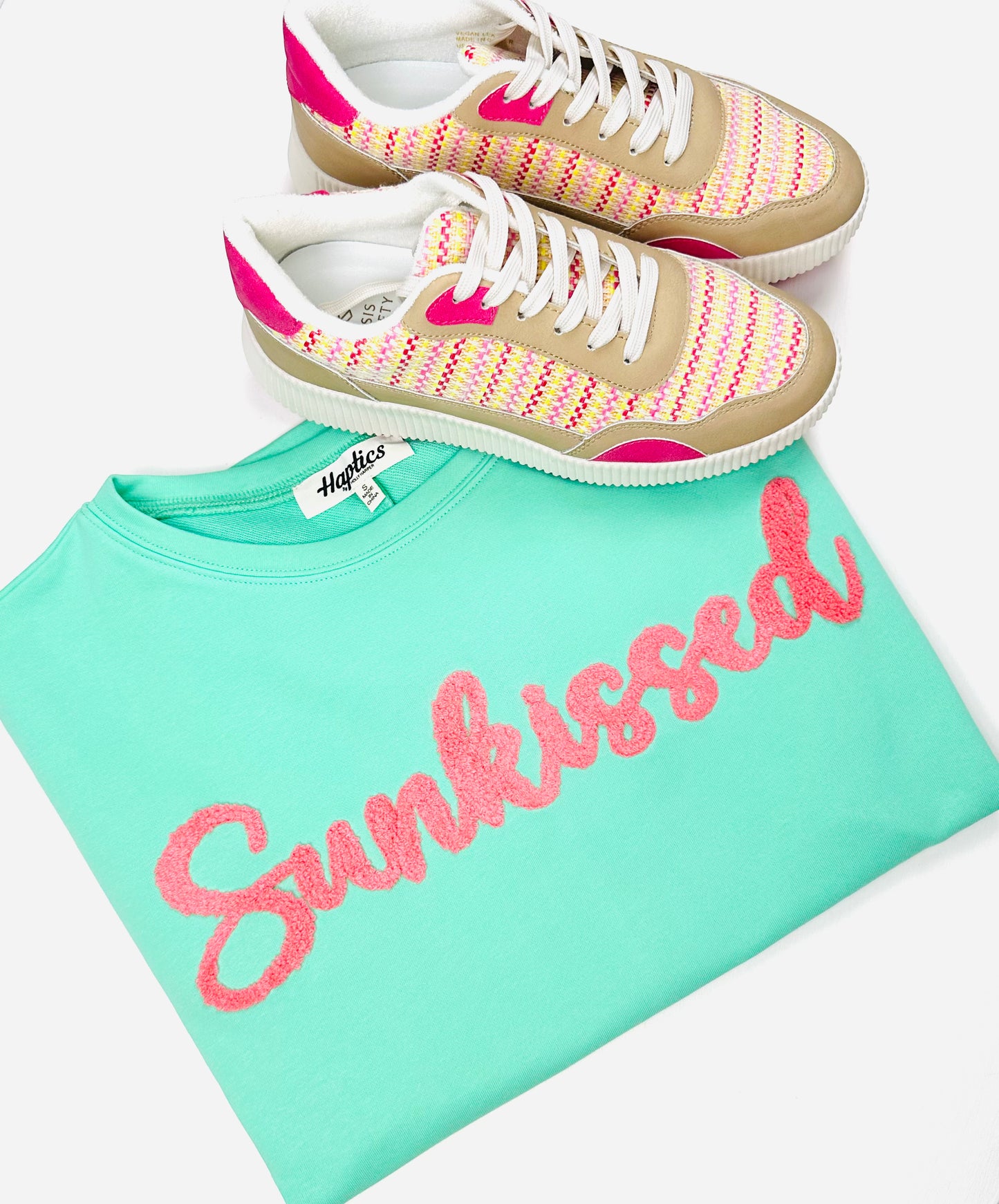 Sunkissed Embroidered Tee | Mint - The Sassy Rack