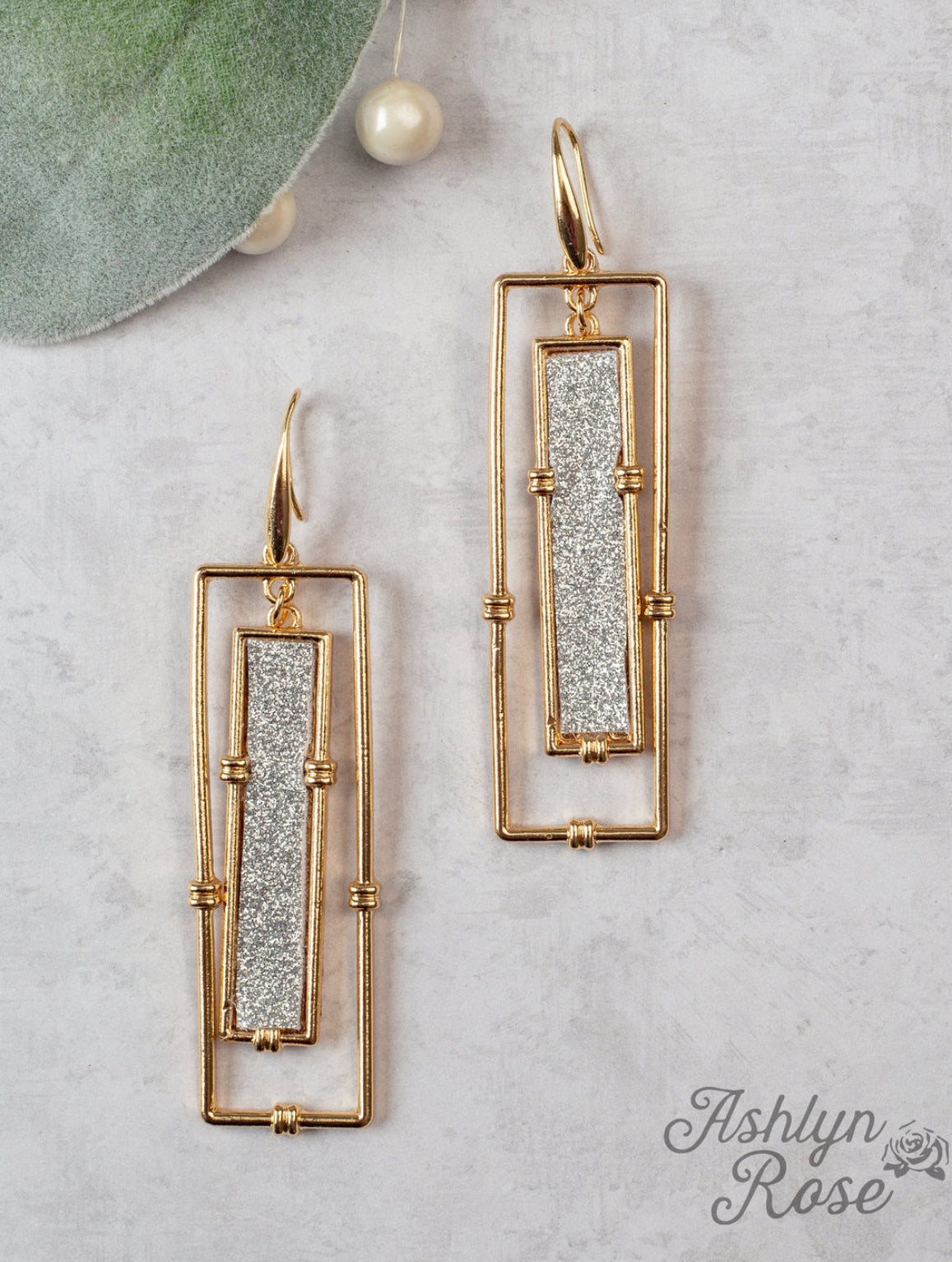 Think Outside The Frame Earrings | Gold & Silver - The Sassy Rack