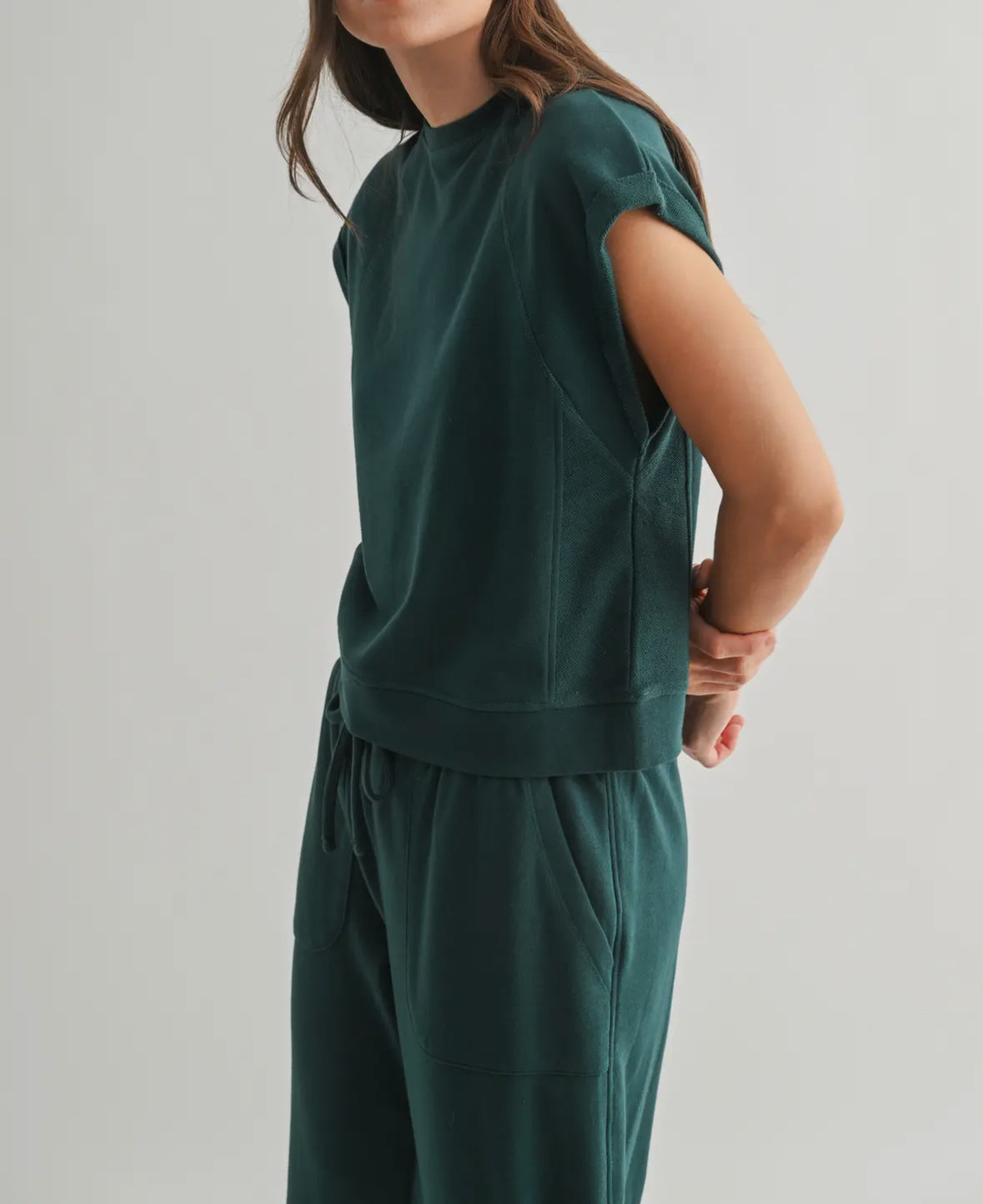 *LAST ONE* Weekender 2 Piece Jogger Set | Evergreen