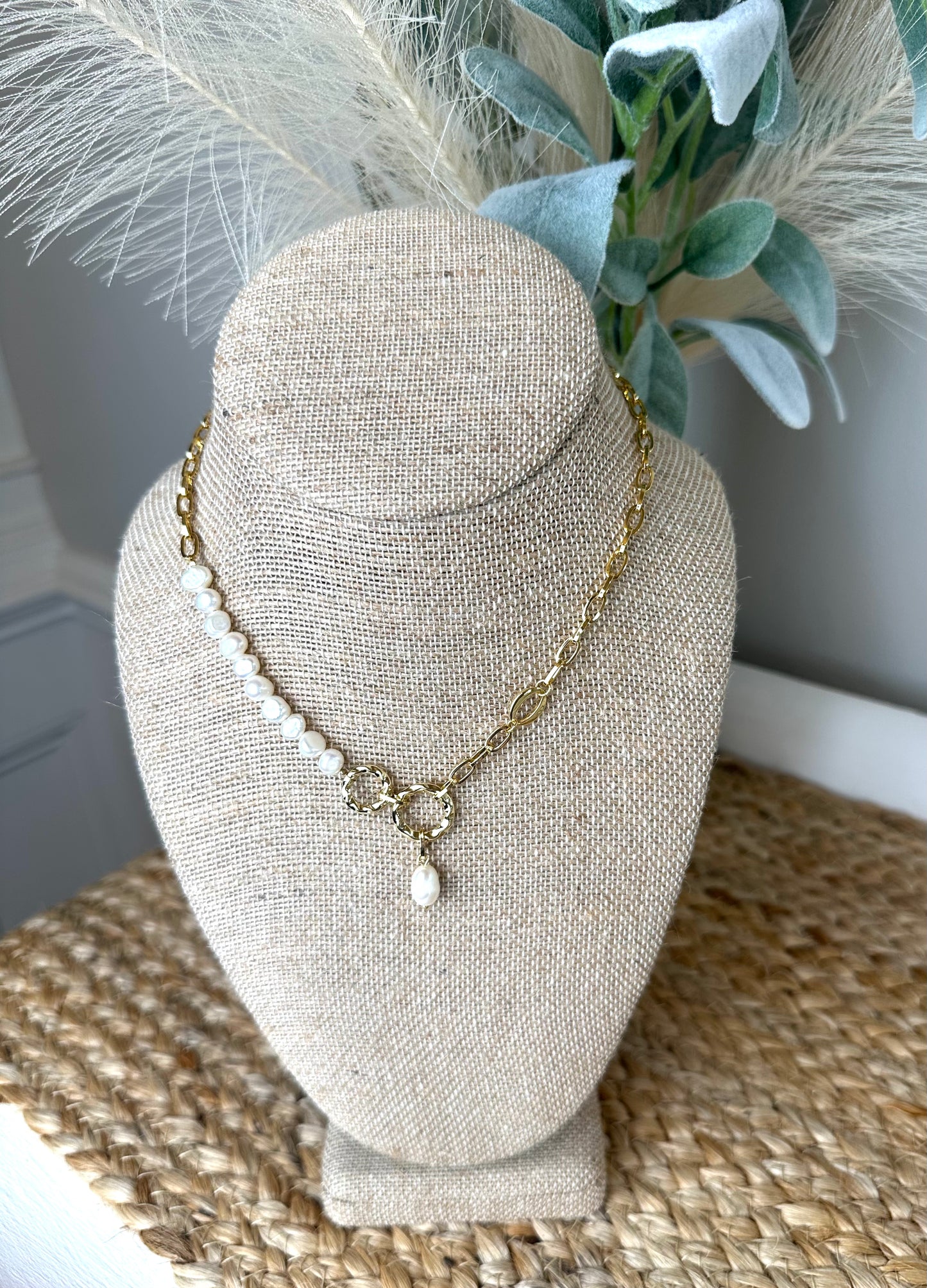 Pacific Pearl Gold Chain Necklace | Waterproof