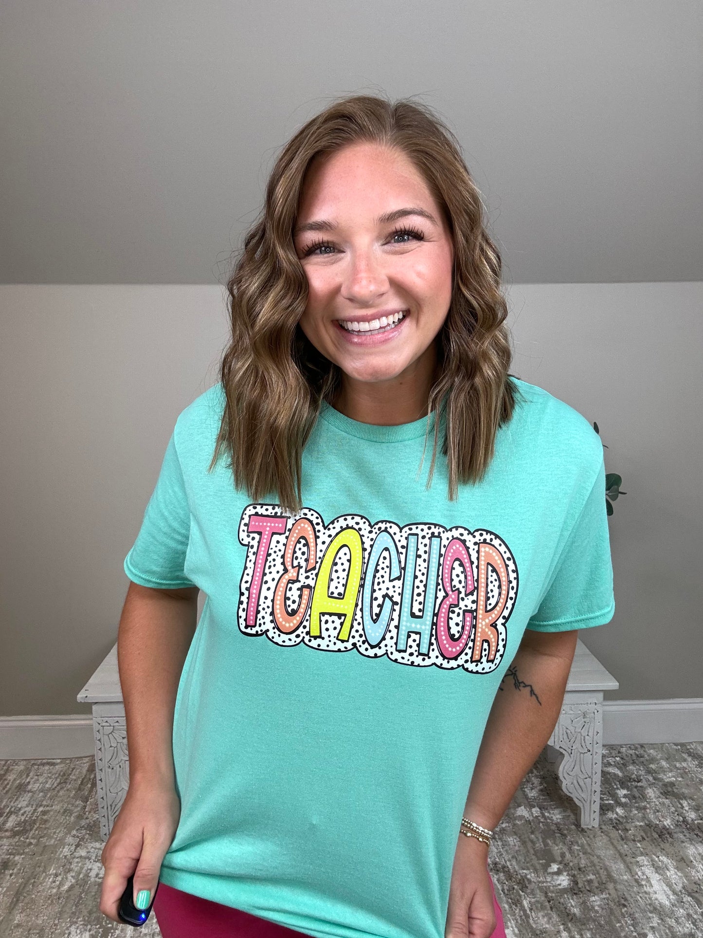 Teacher Tee | Mint - The Sassy Rack