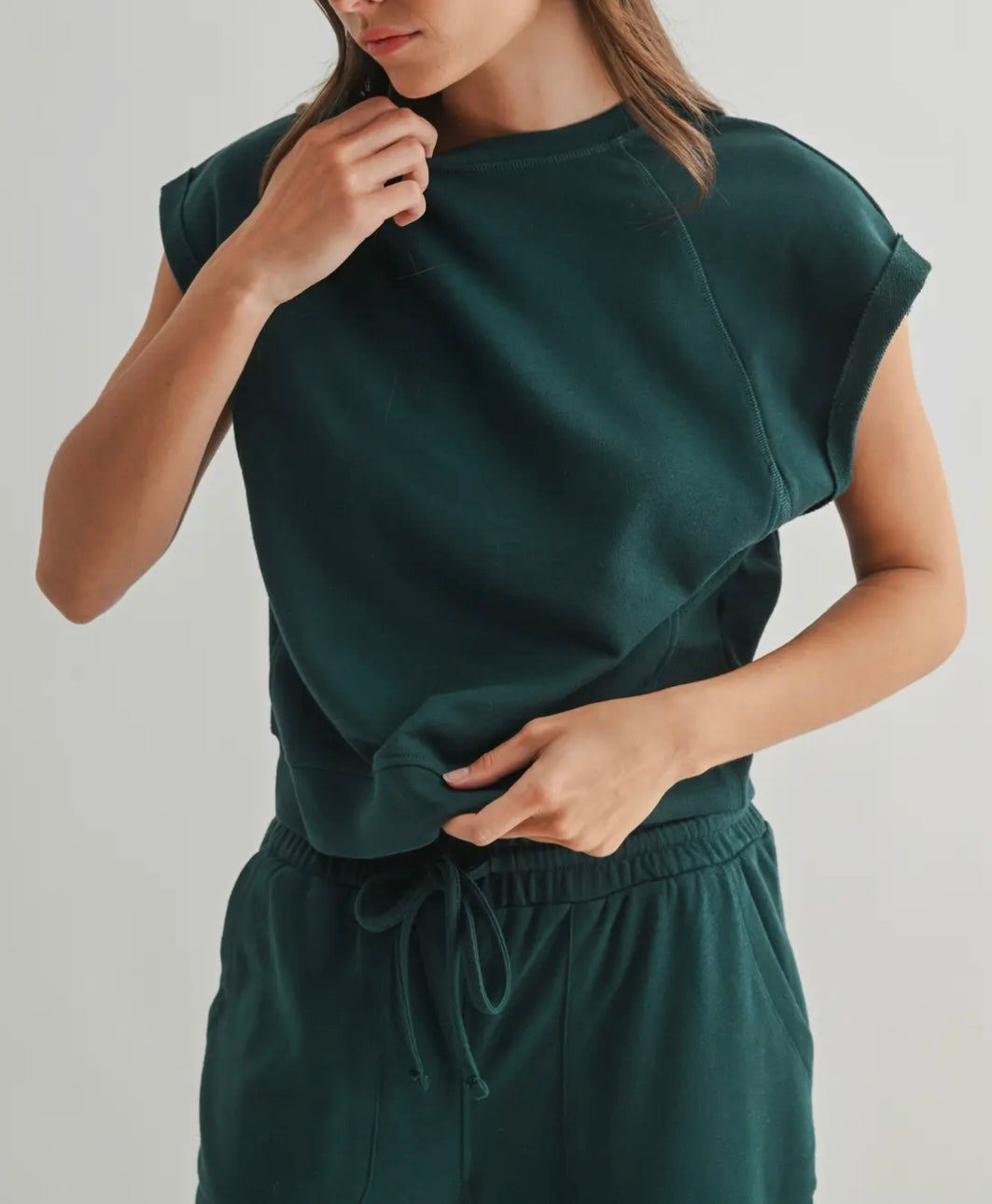 *LAST ONE* Weekender 2 Piece Jogger Set | Evergreen