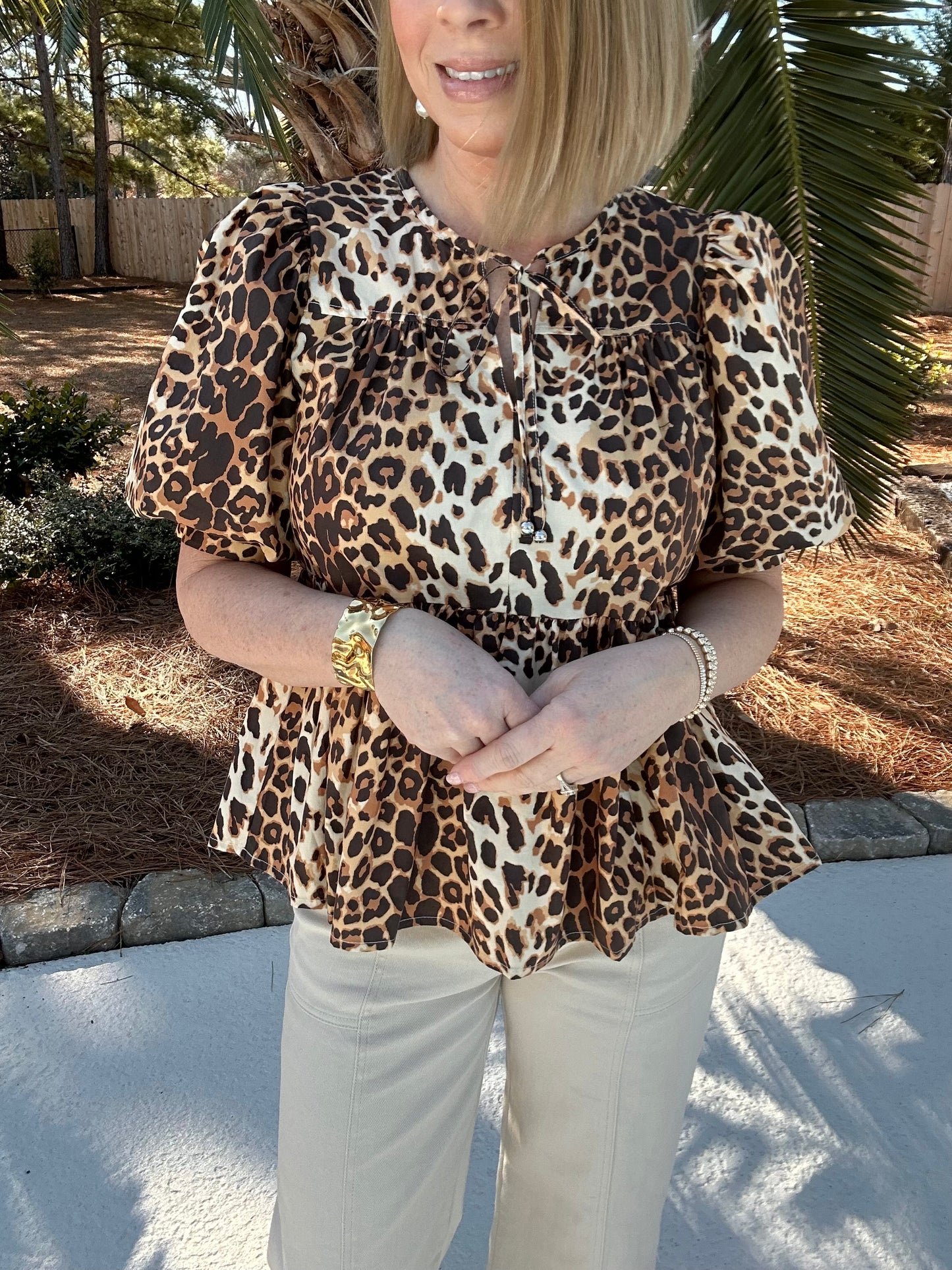 Fearless Leopard Top