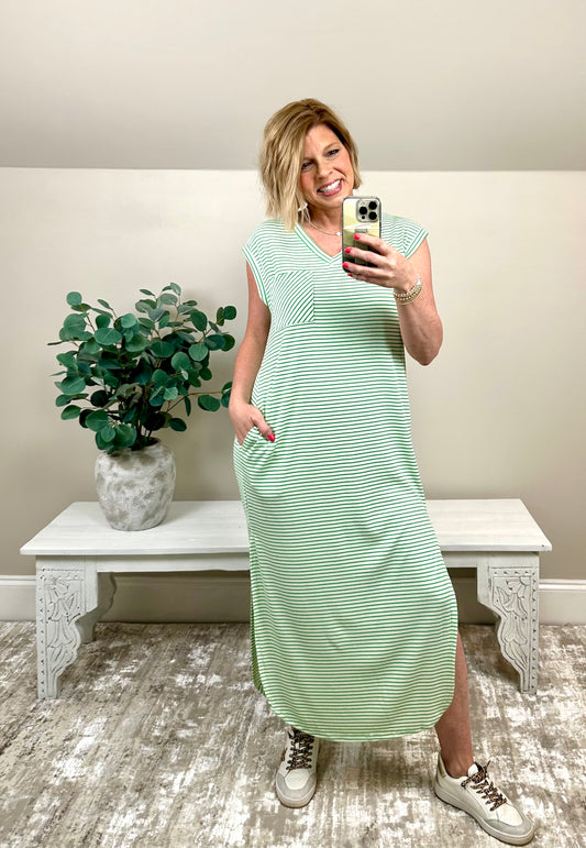 The Soft Stripe Maxi | 2 Colors