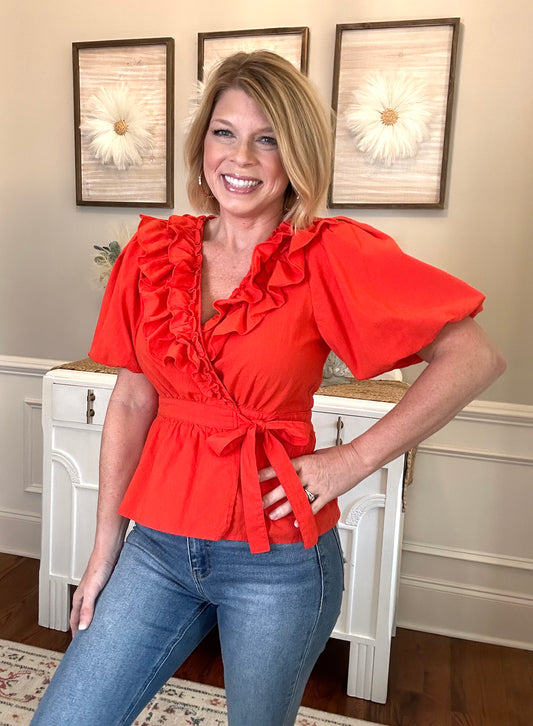 Sunny Days Double Ruffle Top | 3 Colors