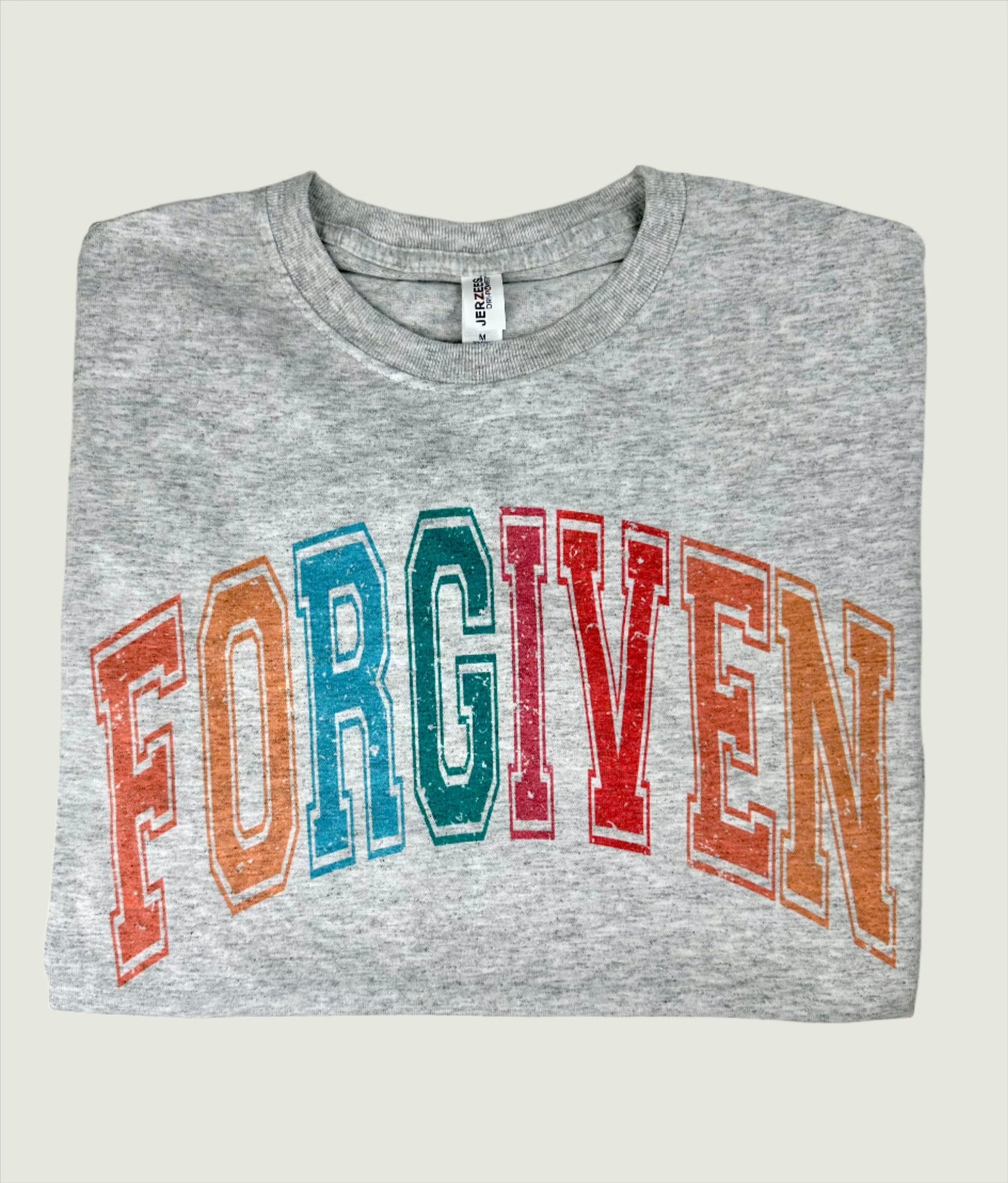 Forgiven Tee | Ash Gray