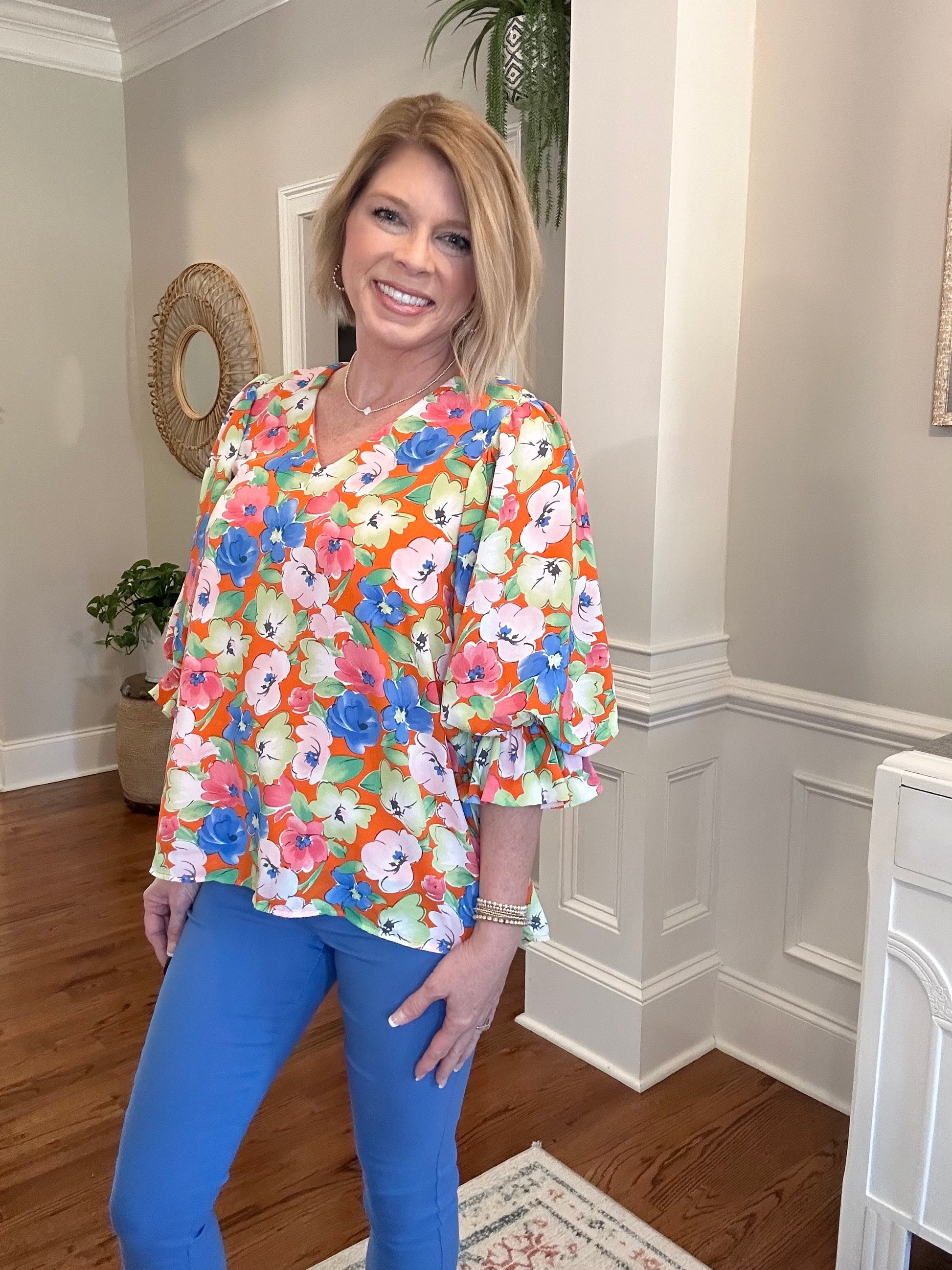 Flower Garden Top - The Sassy Rack