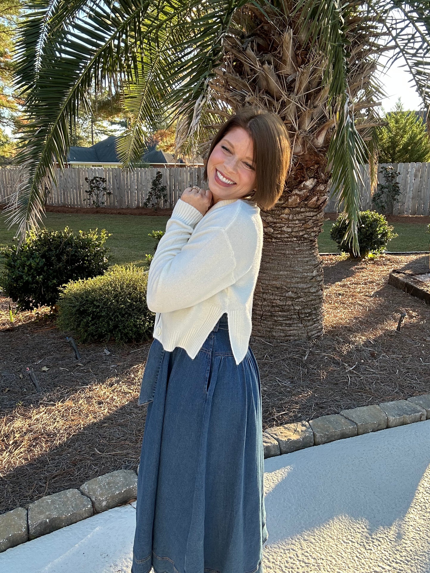 The Denver Classic Cardi | Ivory