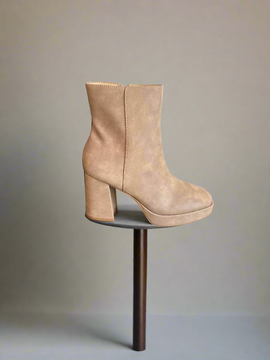 The Liza Platform Bootie | Cedar Wood