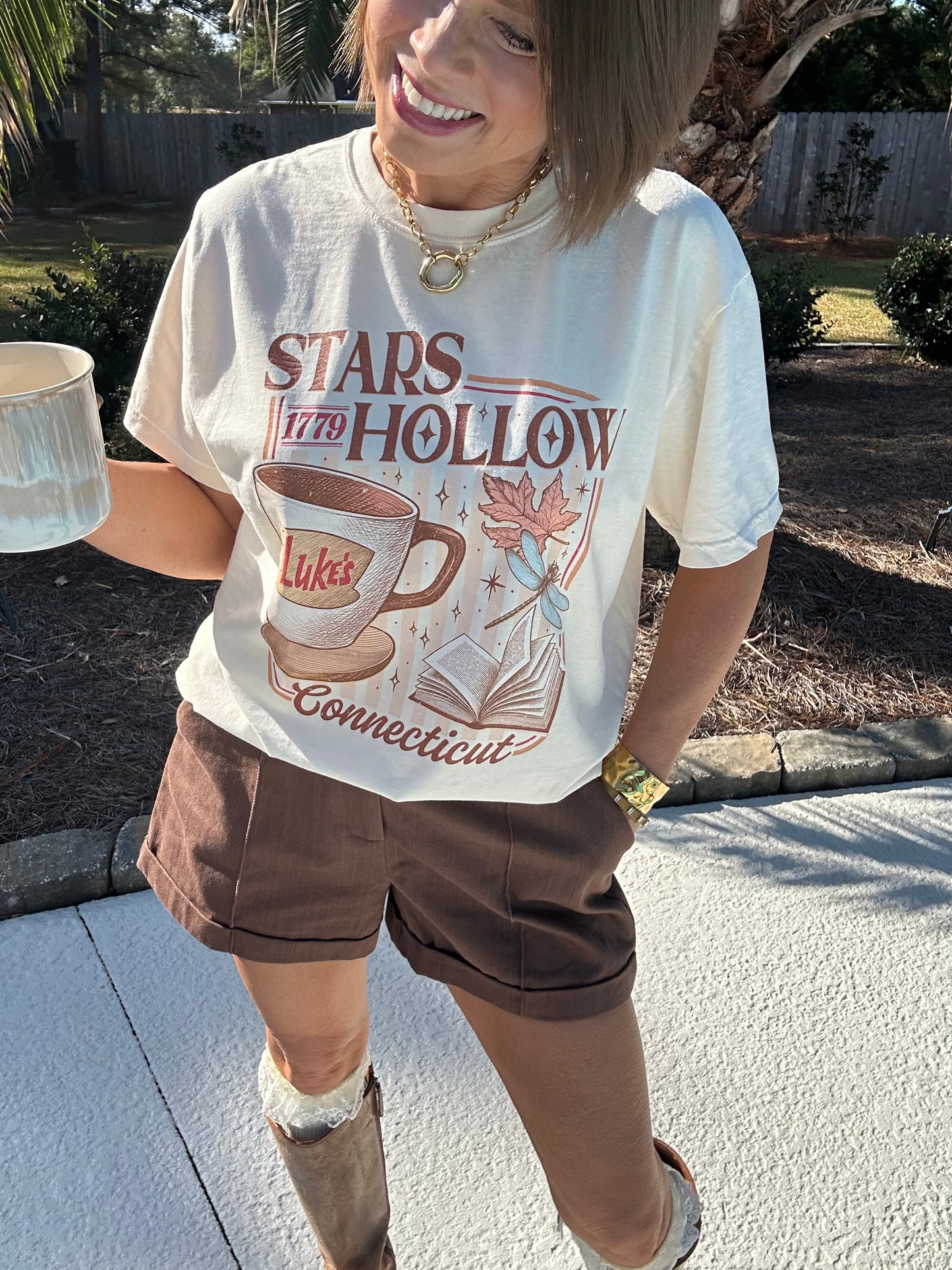 Stars Hollow Tee | Ivory