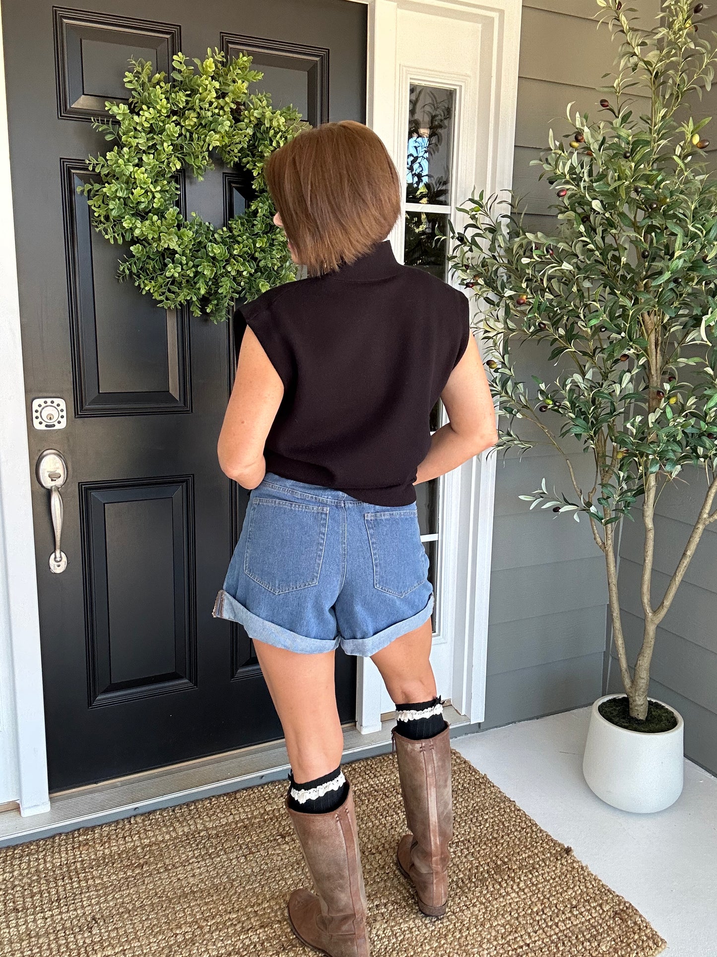 The Weekend Cuffed Short | Denim