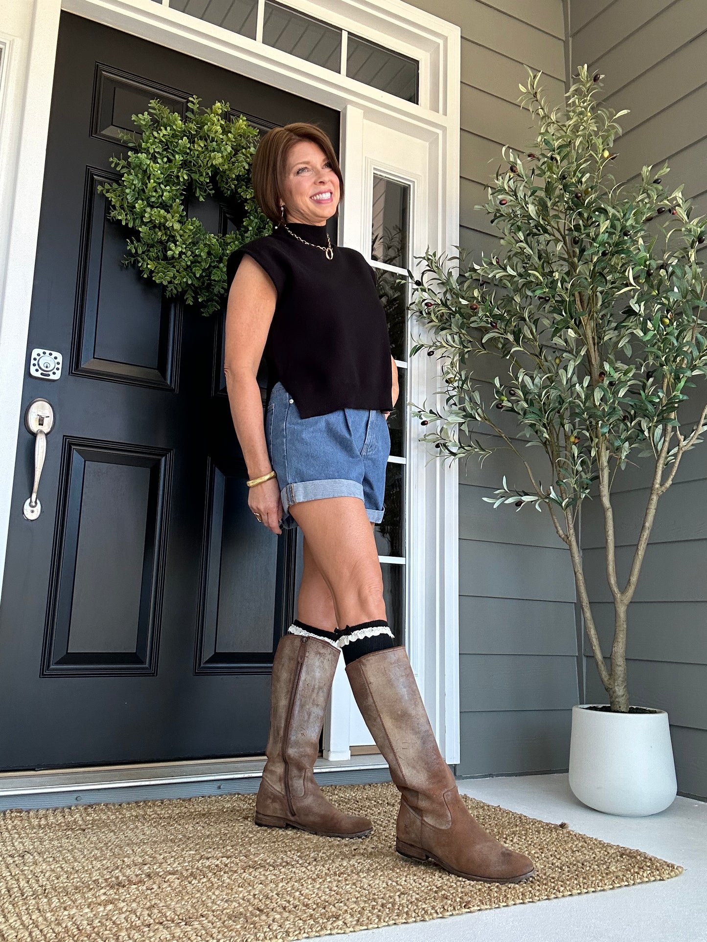 The Weekend Cuffed Short | Denim