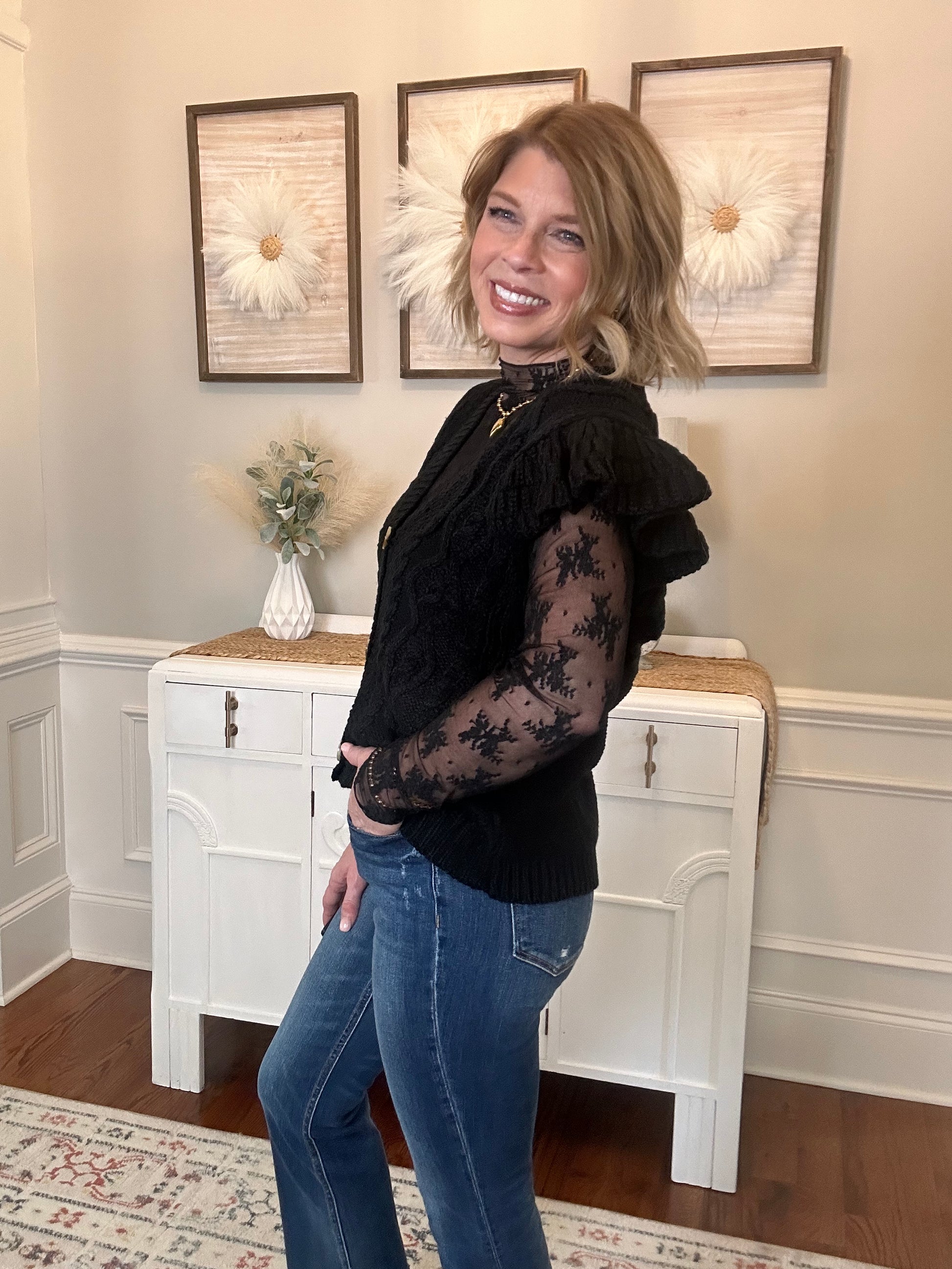 *DOORBUSTER* Ultimate Layering Lace Top | 5 Colors - The Sassy Rack