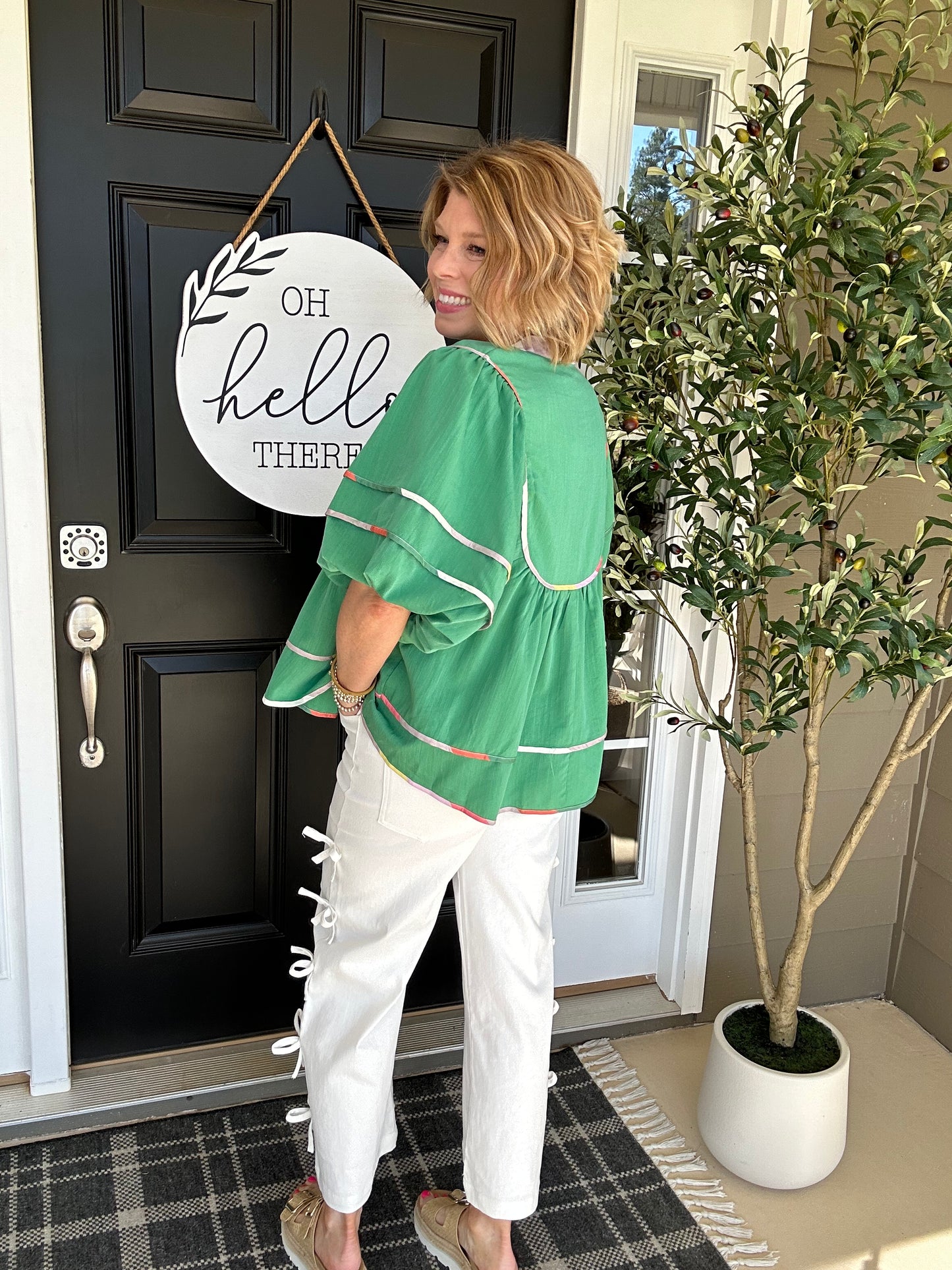 *LAST ONE* Make A Wish Top | Green