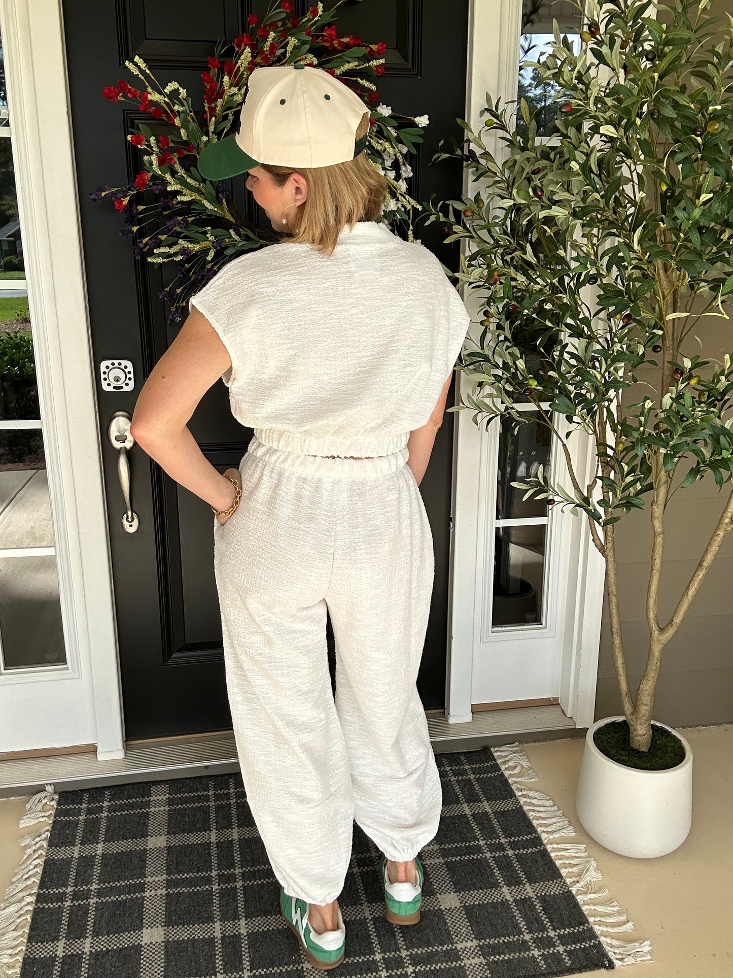 *LAST ONE* Day Trip 2 Piece Set | White
