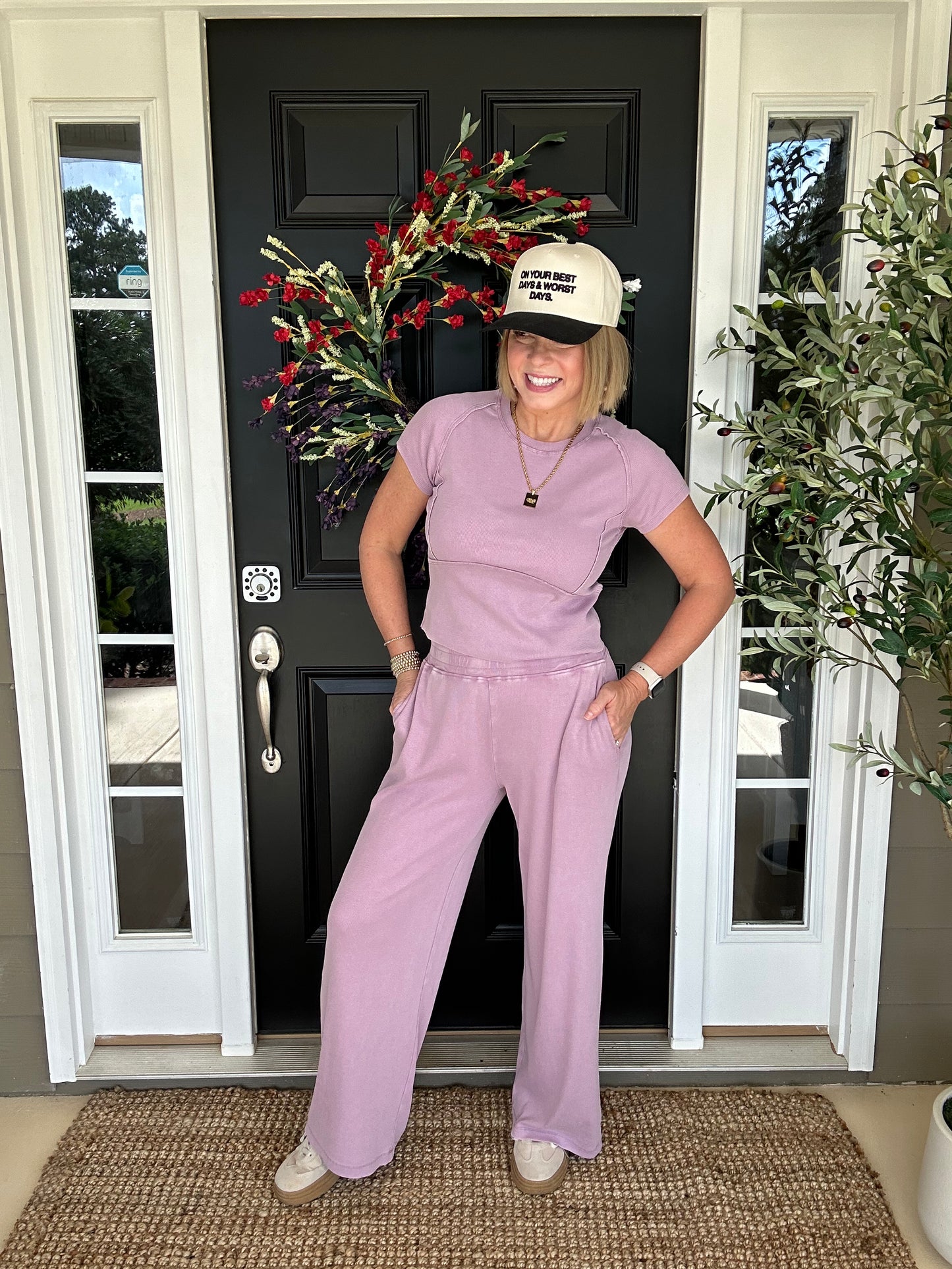 *LAST ONE* Salem Luxe Lounge Set | Purple Mist