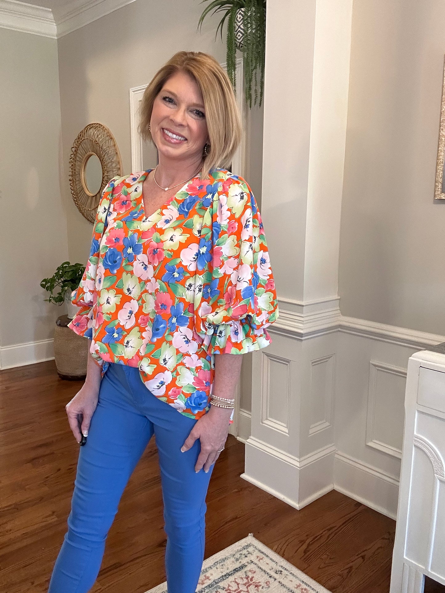 Flower Garden Top - The Sassy Rack