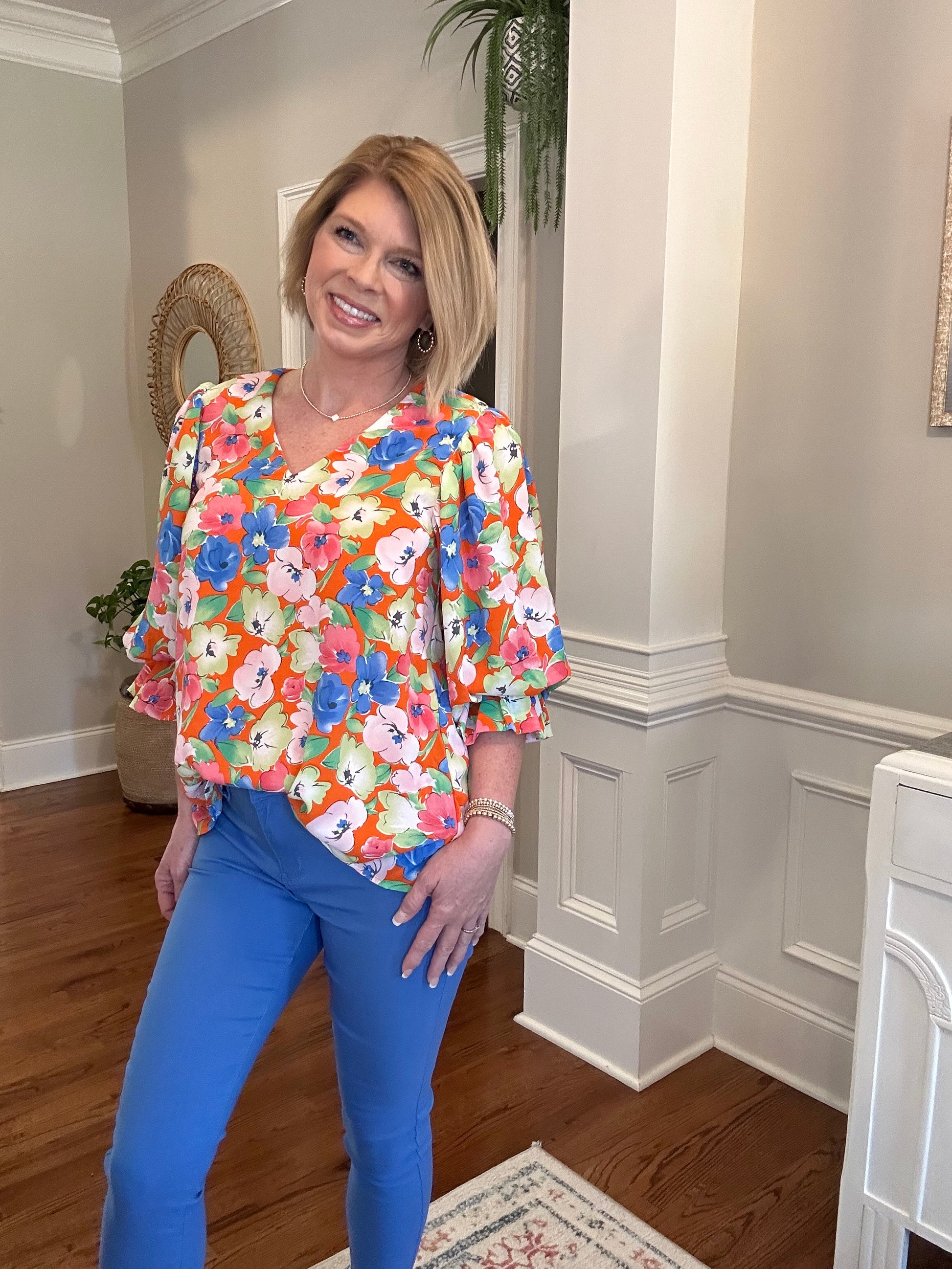 Flower Garden Top - The Sassy Rack