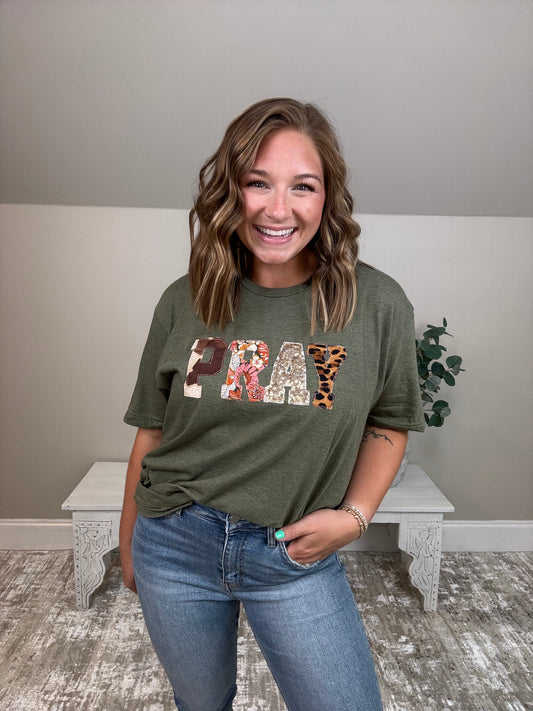 Pray Tee | Olive